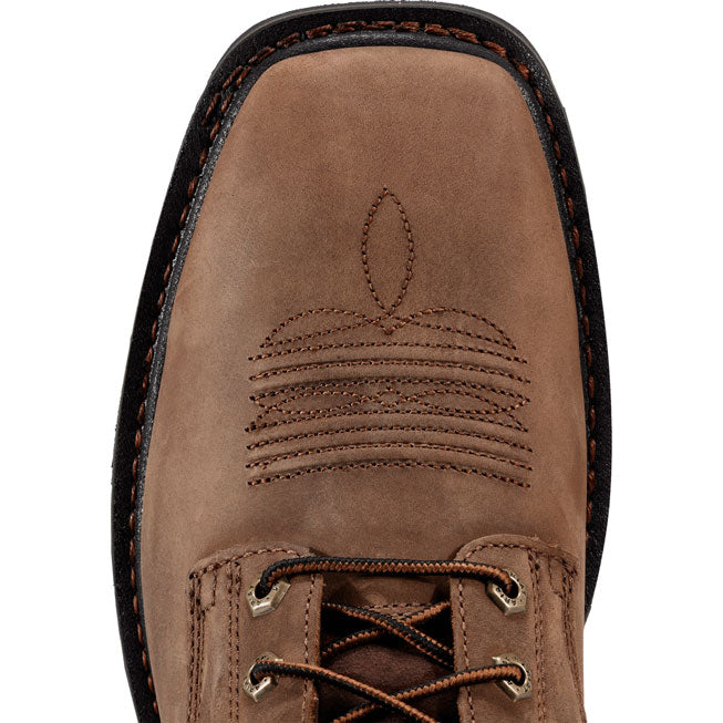 Ariat Cascade Men's 8-Inch Steel Toe Electrical Hazard Leather Work Boot - birdseye