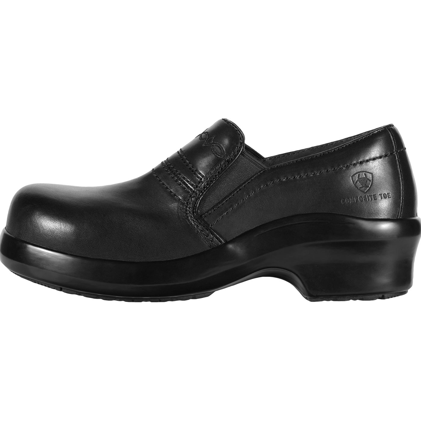 Ariat Expert Women's Composite Toe Static-Dissipative Slip-On Work Clog - profile