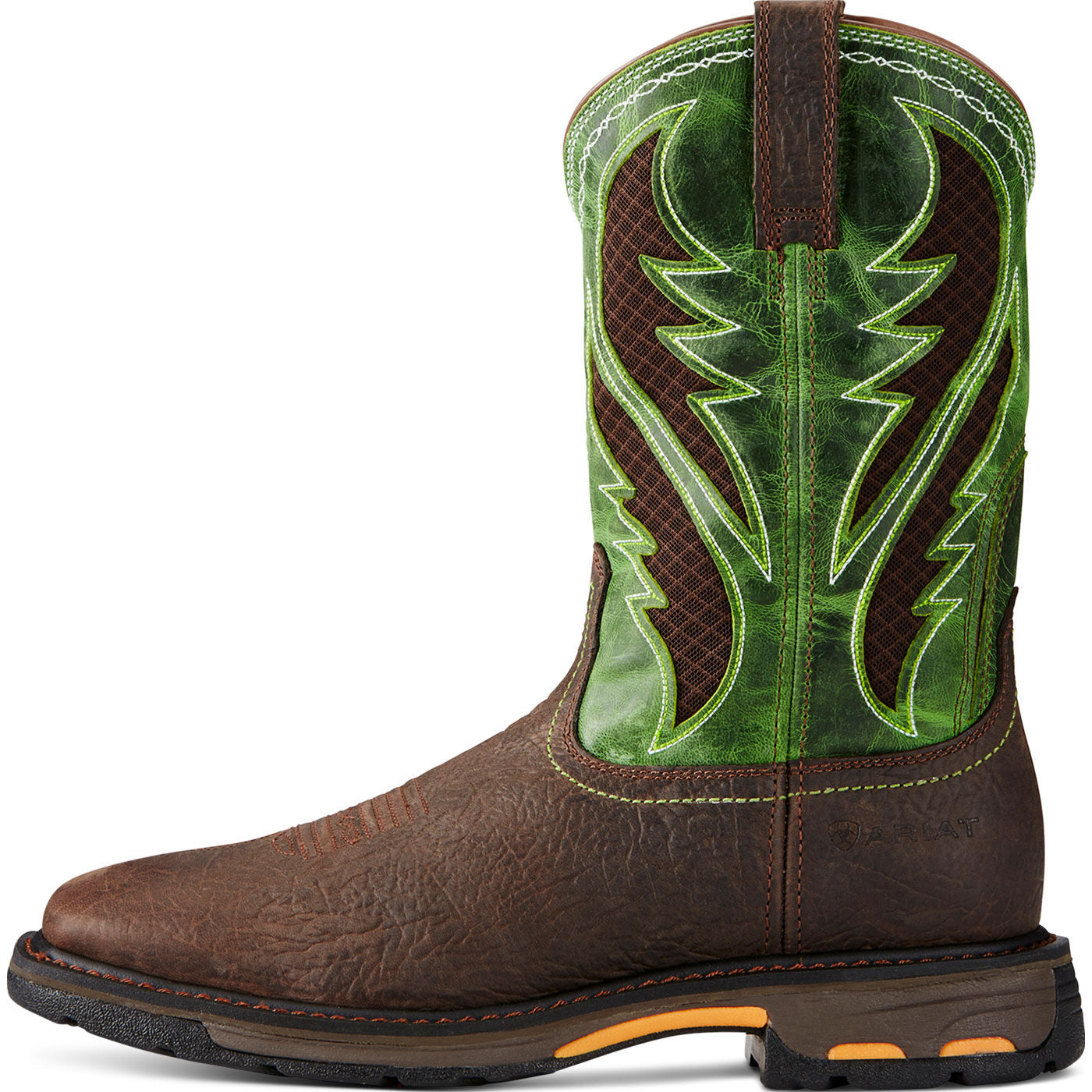 Ariat WorkHog VentTEK Men's 11-inch Composite Toe Western Work Boot - profile