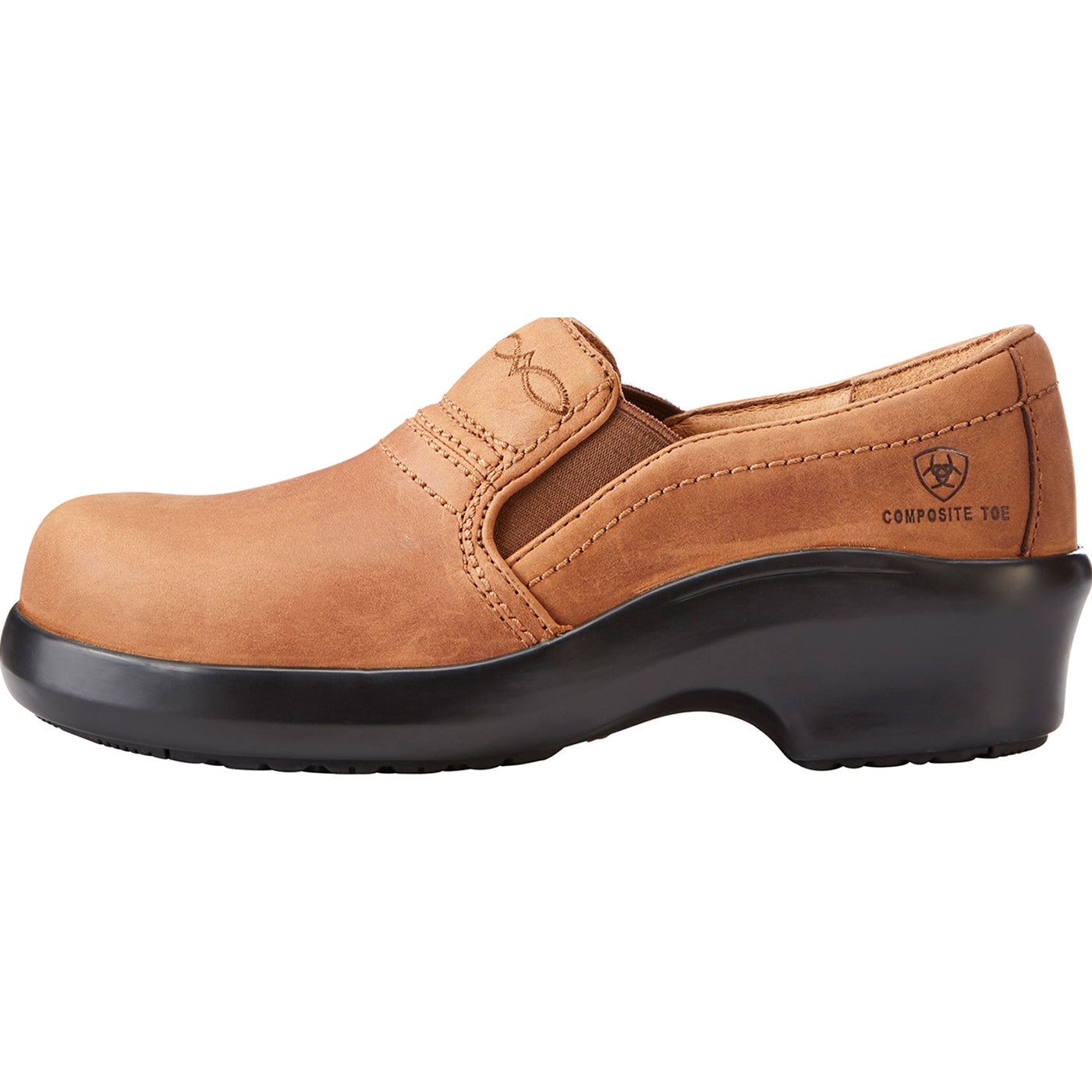 Ariat Expert Women's Composite Toe Static-Dissipative Slip-On Work Clog - profile