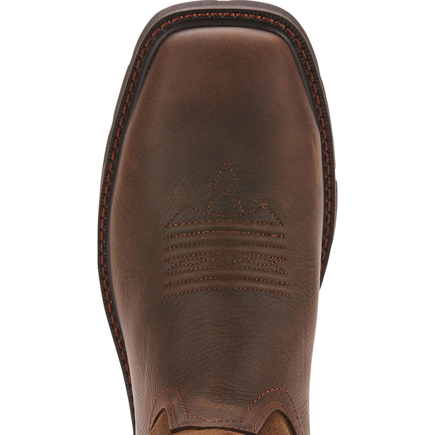 Ariat Groundbreaker Men's 10-inch Steel Toe Electrical Hazard Waterproof Western Work Boot - birdseye