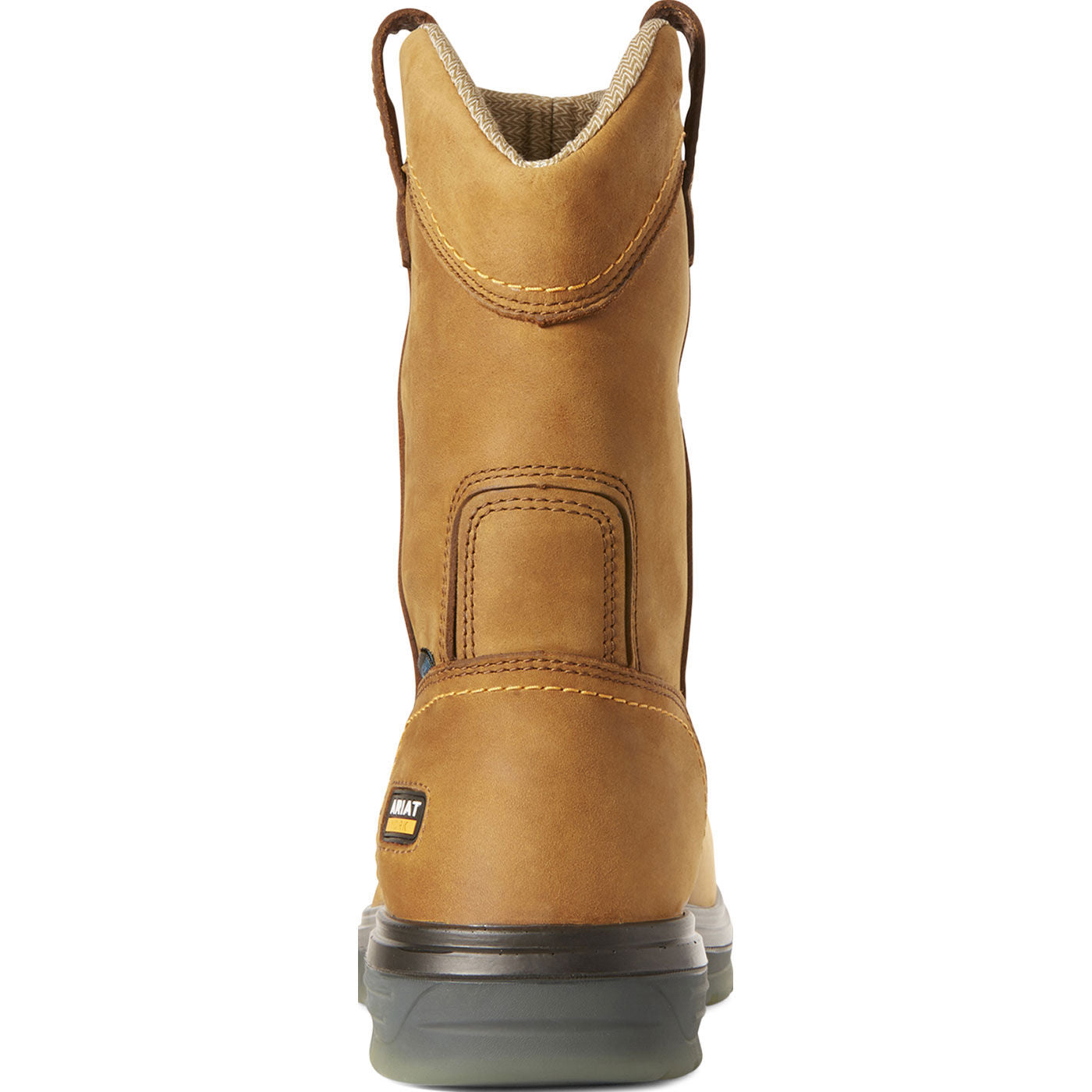 Ariat Turbo Men's 10-inch Carbon Toe Electrical Hazard Waterproof Pull-On Work Boot - back