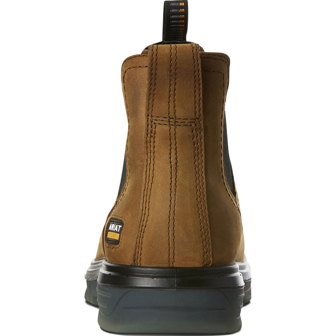 Ariat Turbo Men's Carbon Toe Electrical Hazard Waterproof Pull-on Chelsea Work Boot - back