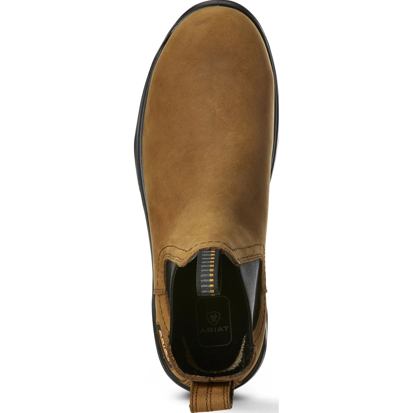 Ariat Turbo Men's Carbon Toe Electrical Hazard Waterproof Pull-on Chelsea Work Boot - birdseye