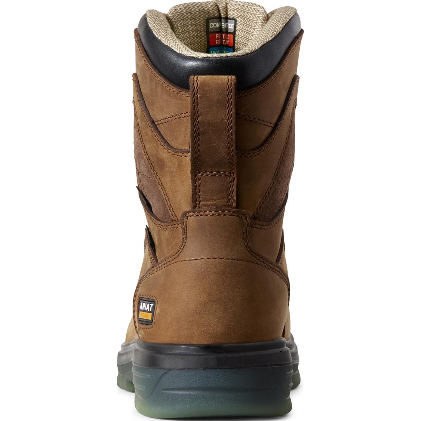 Ariat Turbo Men's 8-Inch CSA Carbon Toe Electrical Hazard Puncture-Resistant Waterproof Work Boot