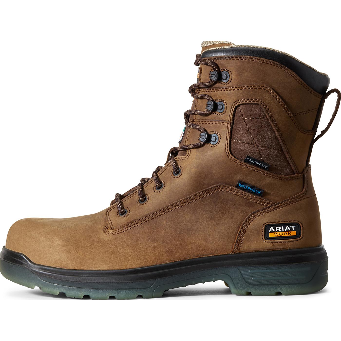 Ariat Turbo Men's 8-Inch CSA Carbon Toe Electrical Hazard Puncture-Resistant Waterproof Work Boot