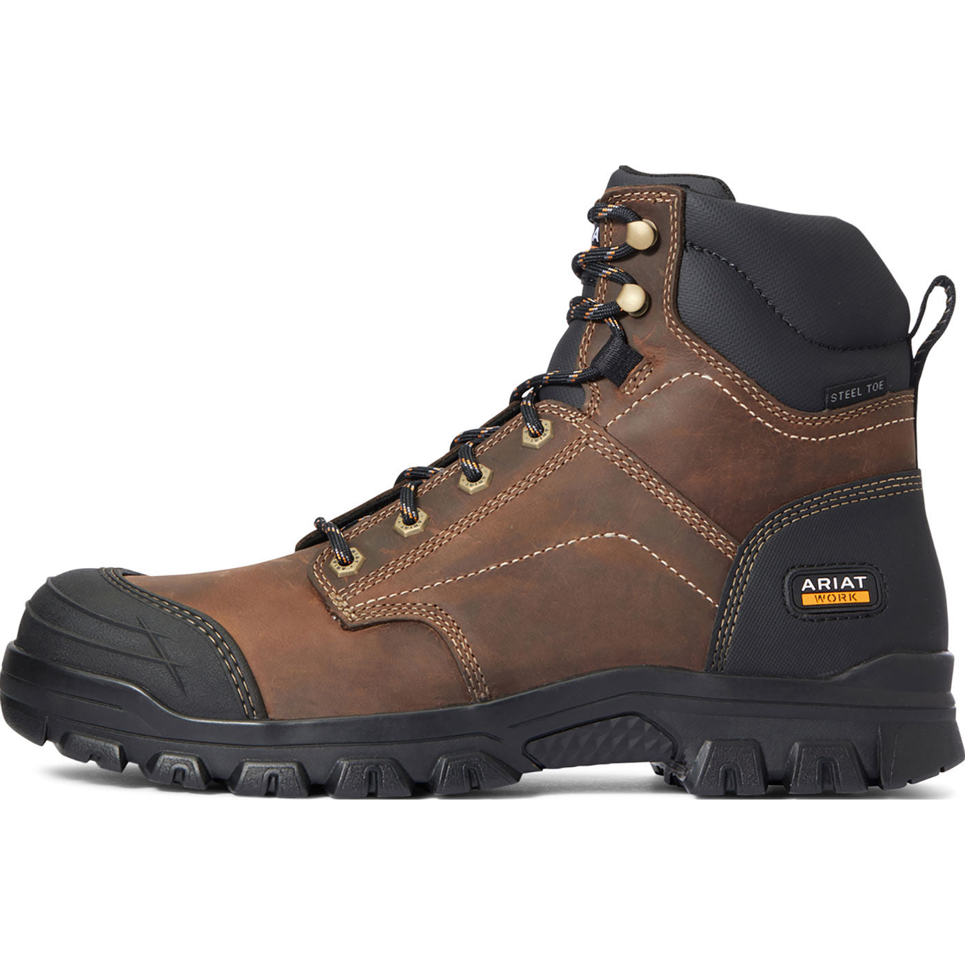 Ariat Treadfast Men's 6-inch Steel Toe Electrical Hazard Work Boot - profile