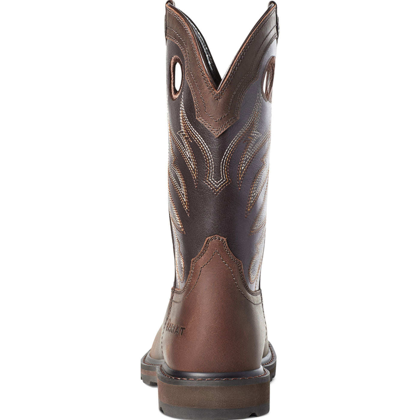 Ariat Groundbreaker Men's Steel Toe Pull-On Western Work Boot - back