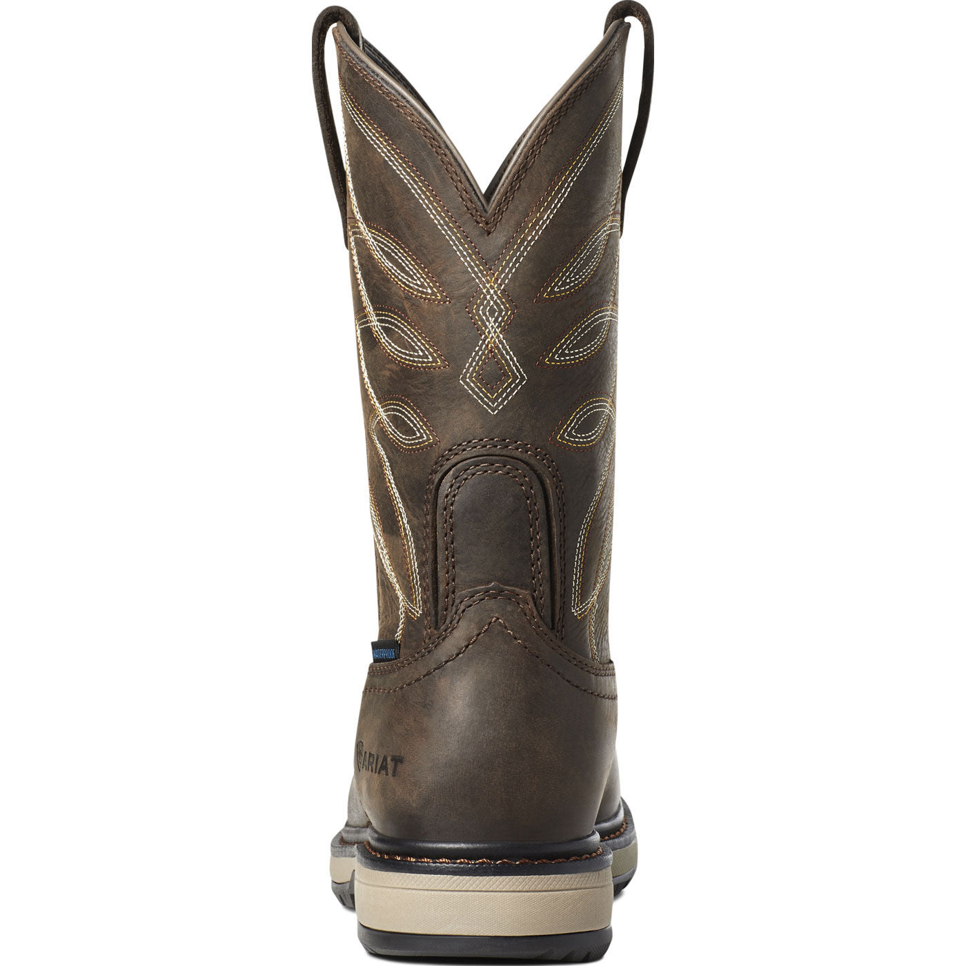 Ariat Riveter CSA Women's 10-inch Composite Toe Puncture-Resisting Waterproof Pull-On Work Boot - back