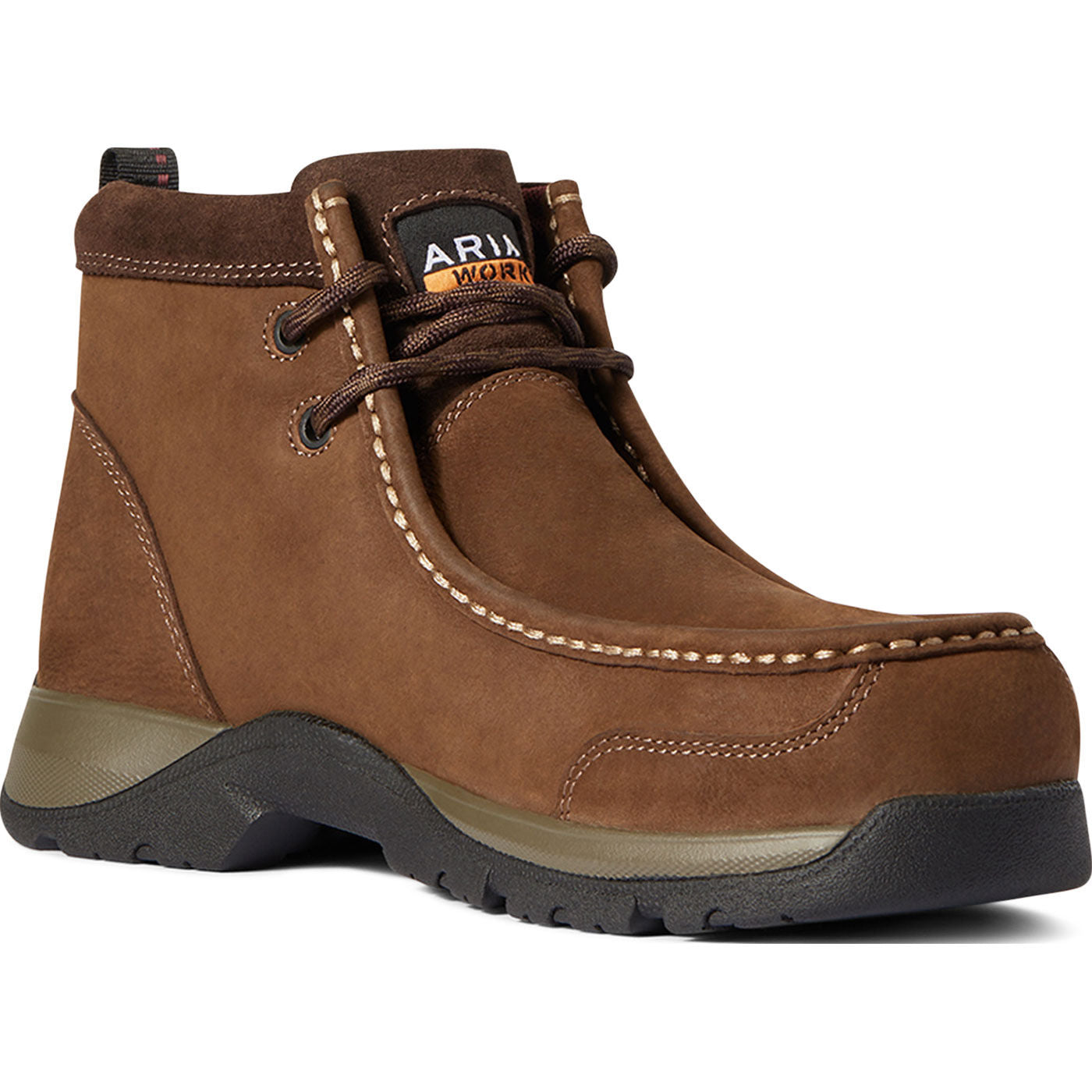 Ariat Edge LTE Women's 5 inch Composite Moc Toe Electrical Hazard Chukka Work Shoe - profile