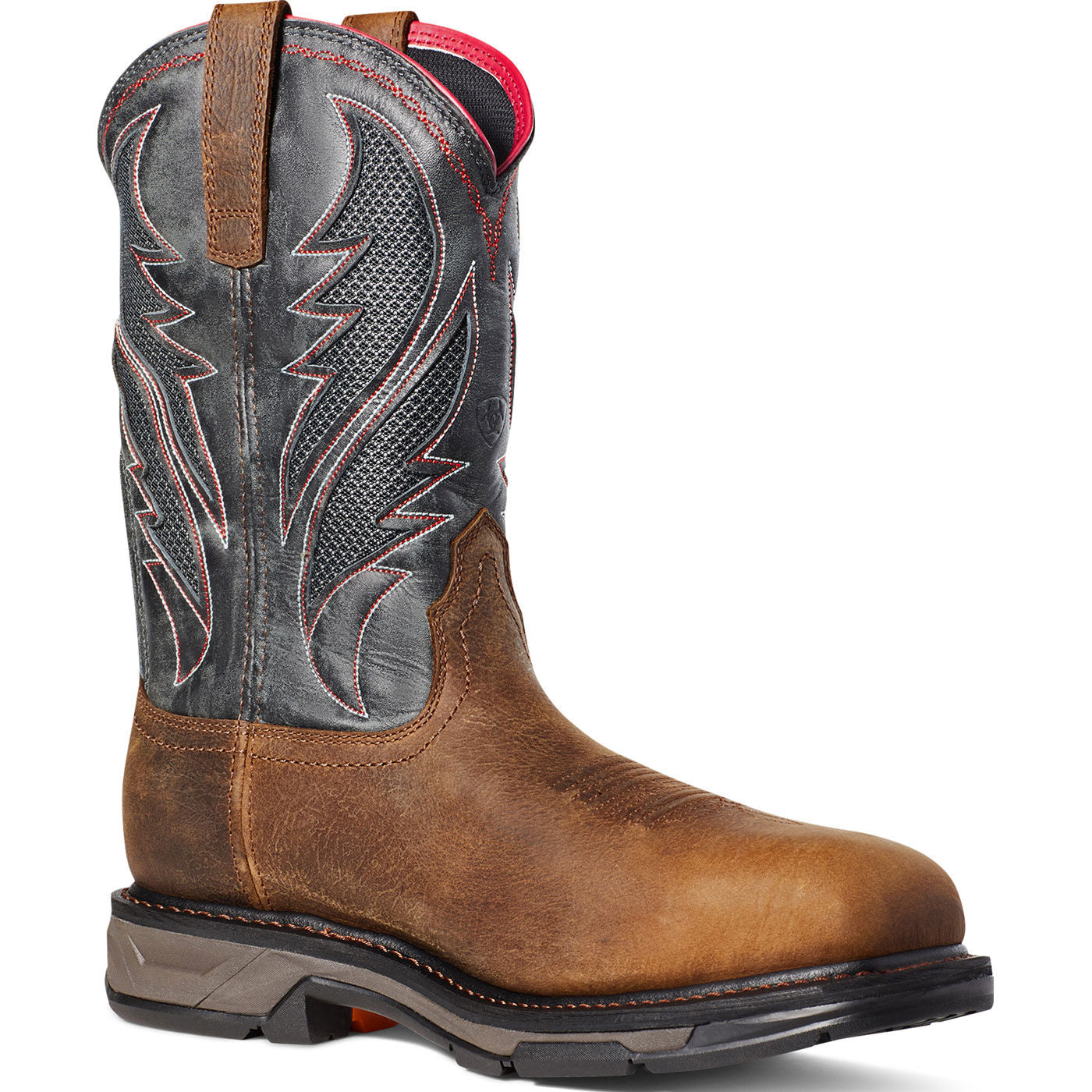 Ariat WorkHog XT VentTEK Men's 11-inch Carbon Toe Waterproof Western Work Boot - profile
