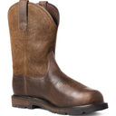 Ariat Groundbreaker Men's 10-inch Internal Metatarsal Steel Toe Pull-On Western Work Boot - main