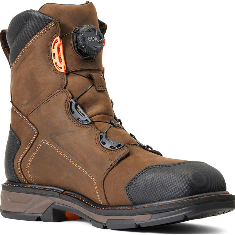 Ariat WorkHog XT BOA Men's 8-inch Carbon Nano Toe Electrical Hazard Waterproof Work Boot - main
