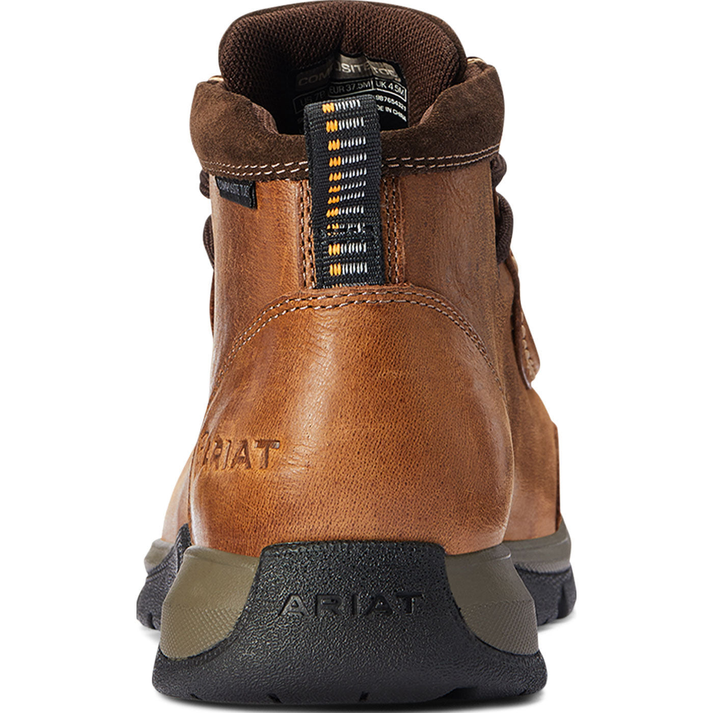 Ariat Edge LTE Women's 5 inch Composite Moc Toe Electrical Hazard Chukka Work Shoe - back