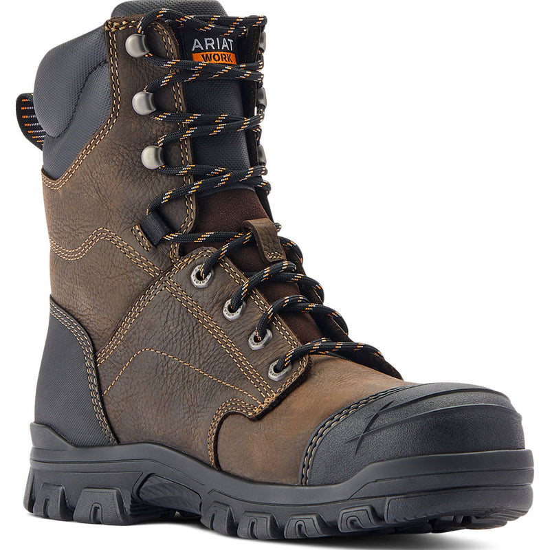 Ariat Treadfast Men's 8-inch Steel Toe Electrical Hazard Waterproof Work Boot - main