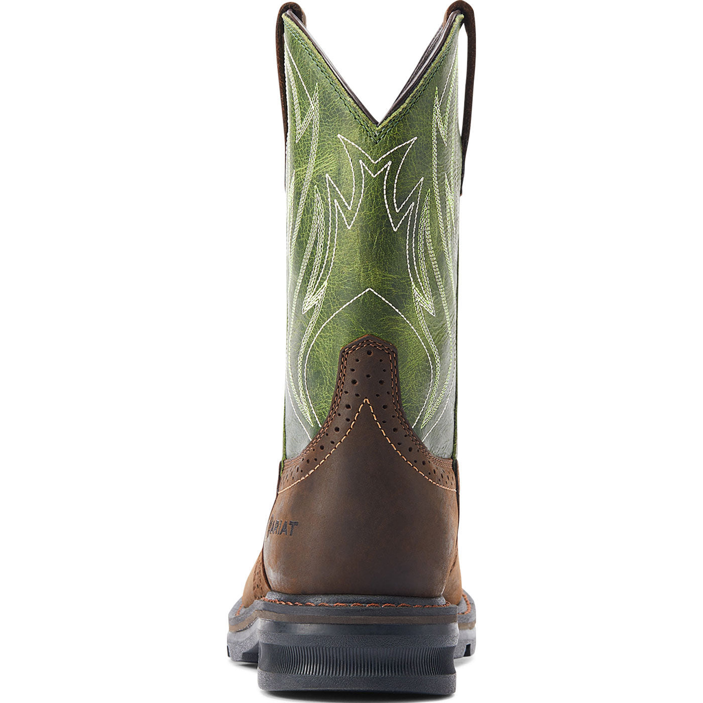 Ariat Sierra Shock Shield Men's 10-inch Steel Toe Electrical Hazard Western Work Boot - back