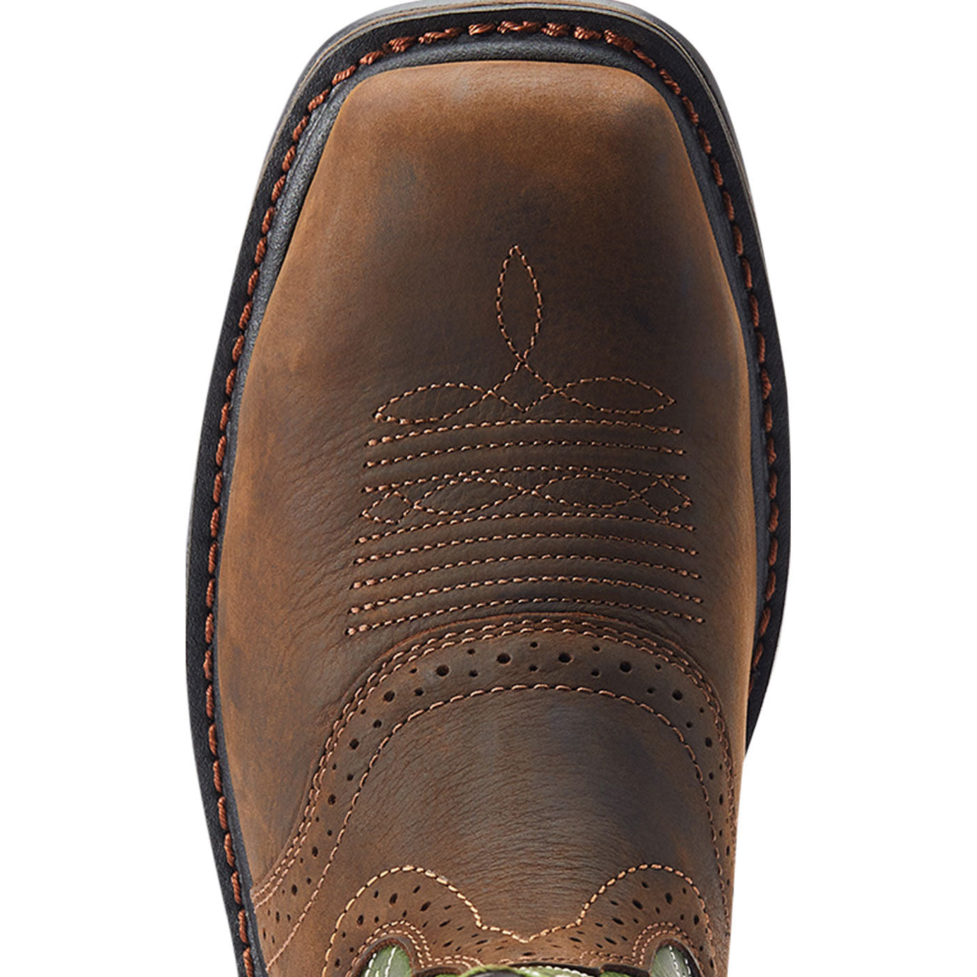 Ariat Sierra Shock Shield Men's 10-inch Steel Toe Electrical Hazard Western Work Boot - birdseye