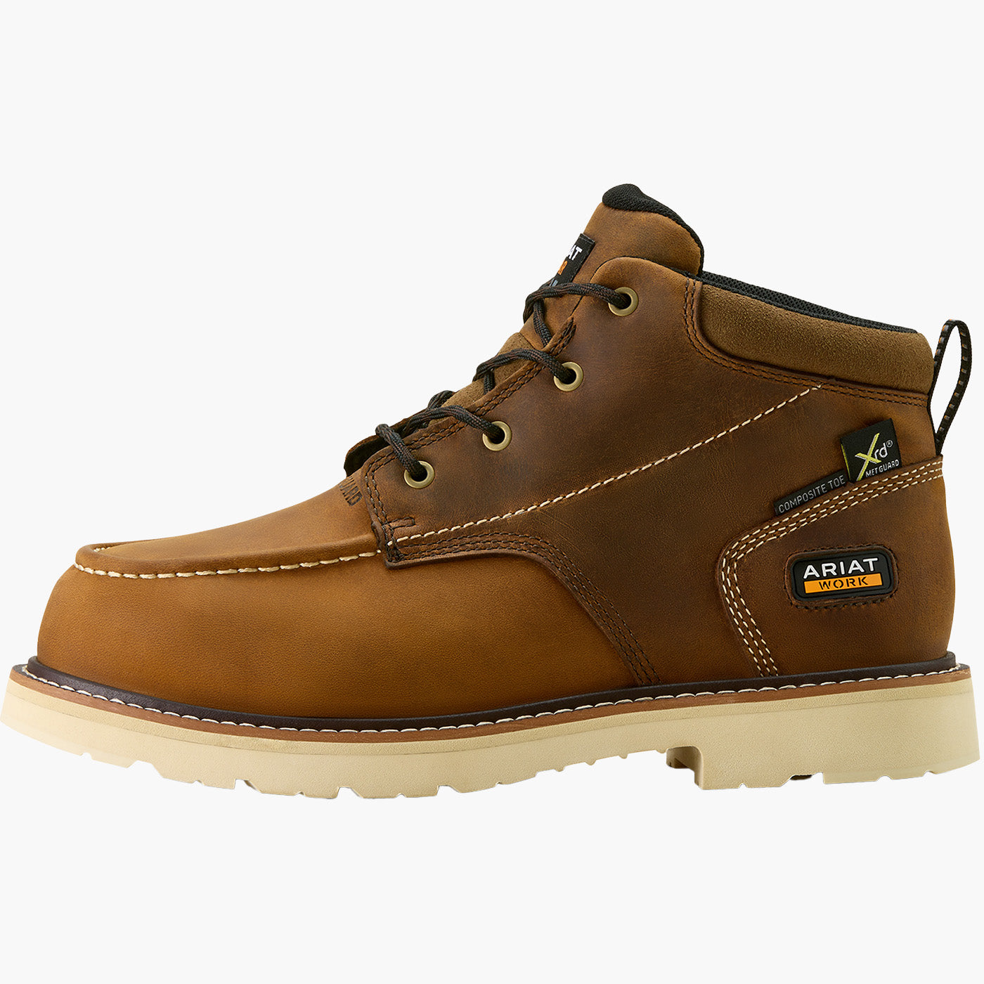 Ariat Rebar Lift Moc Men's 5.5-inch Composite Toe MetGuard Electrical Hazard Chukka Work Boot