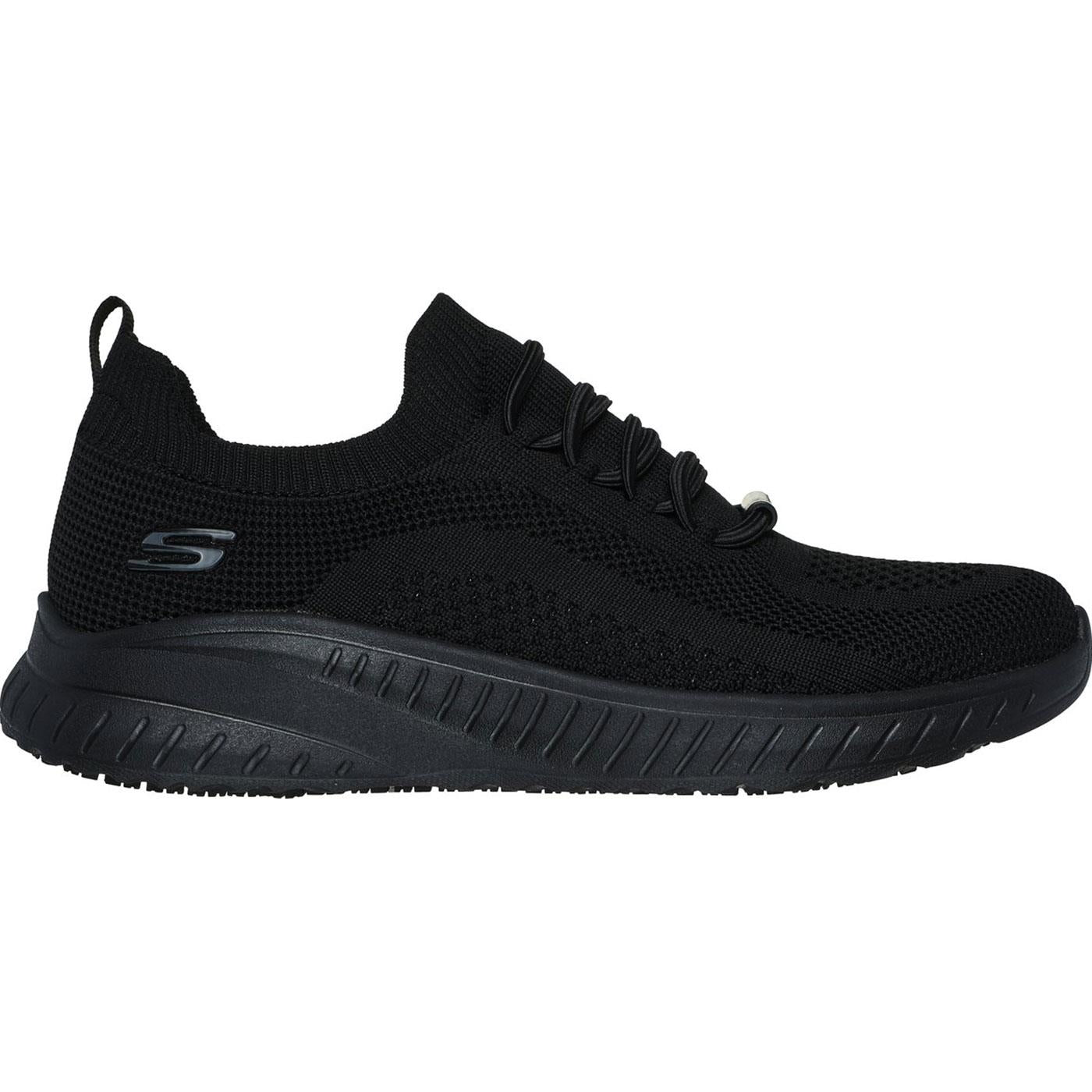 SKECHERS Work Bobs Sport Squad Women's Electrical Hazard Slip-Resisting Athletic Work Shoe