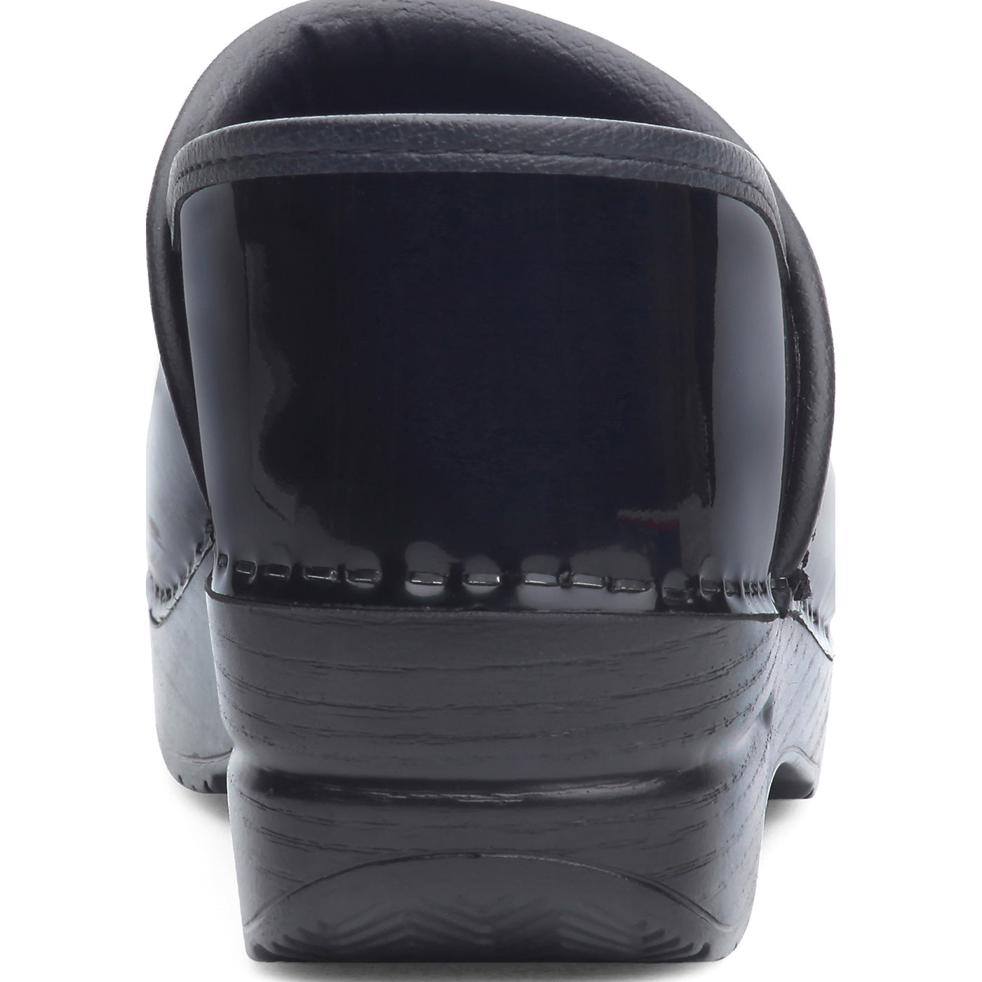 Dansko Professional Women's Black Patent Leather Clog - back