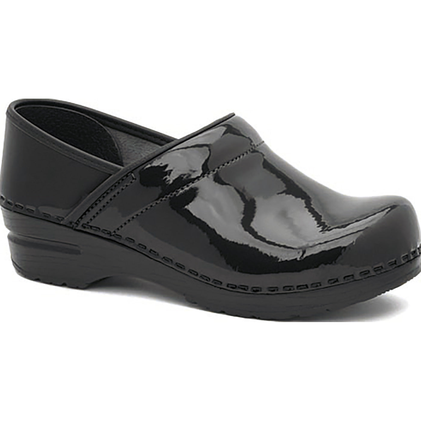 Dansko Professional Women's Black Patent Leather Clog - main
