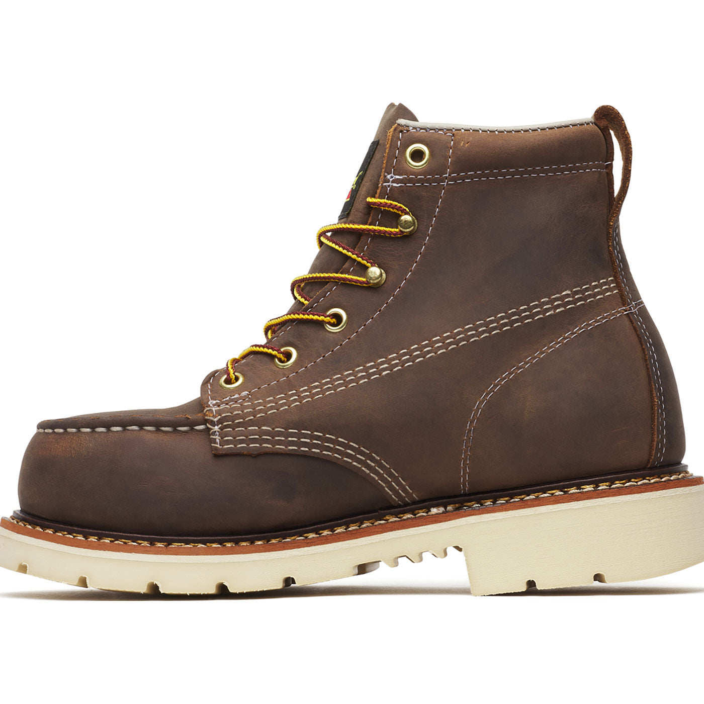american heritage 6 tobacco moc toe maxwear wedge Thorogood 6 Safety Wedge Steel safety toe cap for protection AMERICAN HERITAGE 8 TOBACCO