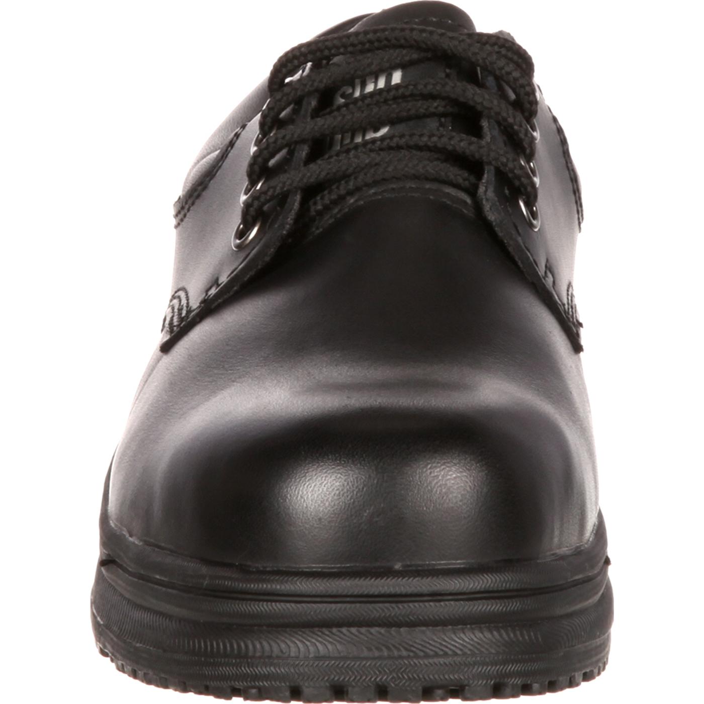 SlipGrips Steel Toe Slip-Resistant Oxford - front