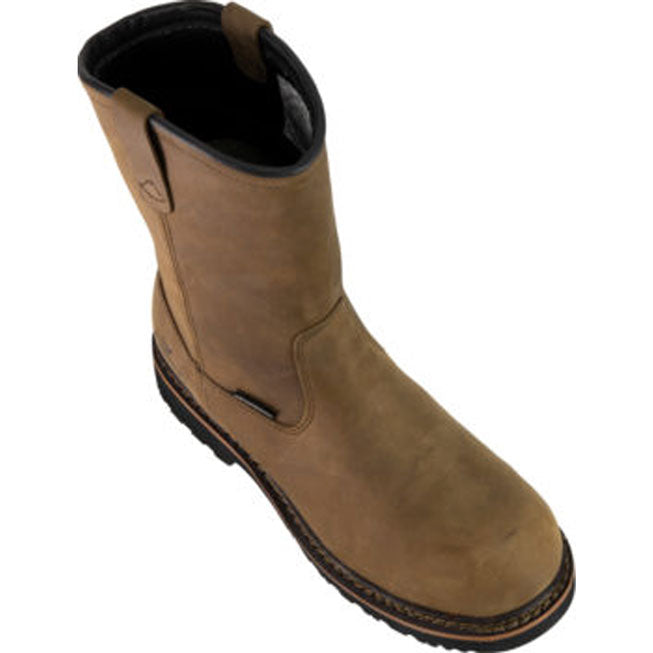 Thorogood V-Series Men's 11-Inch Composite Toe Electrical Hazard Waterproof Pull-On Work Boot - birdseye