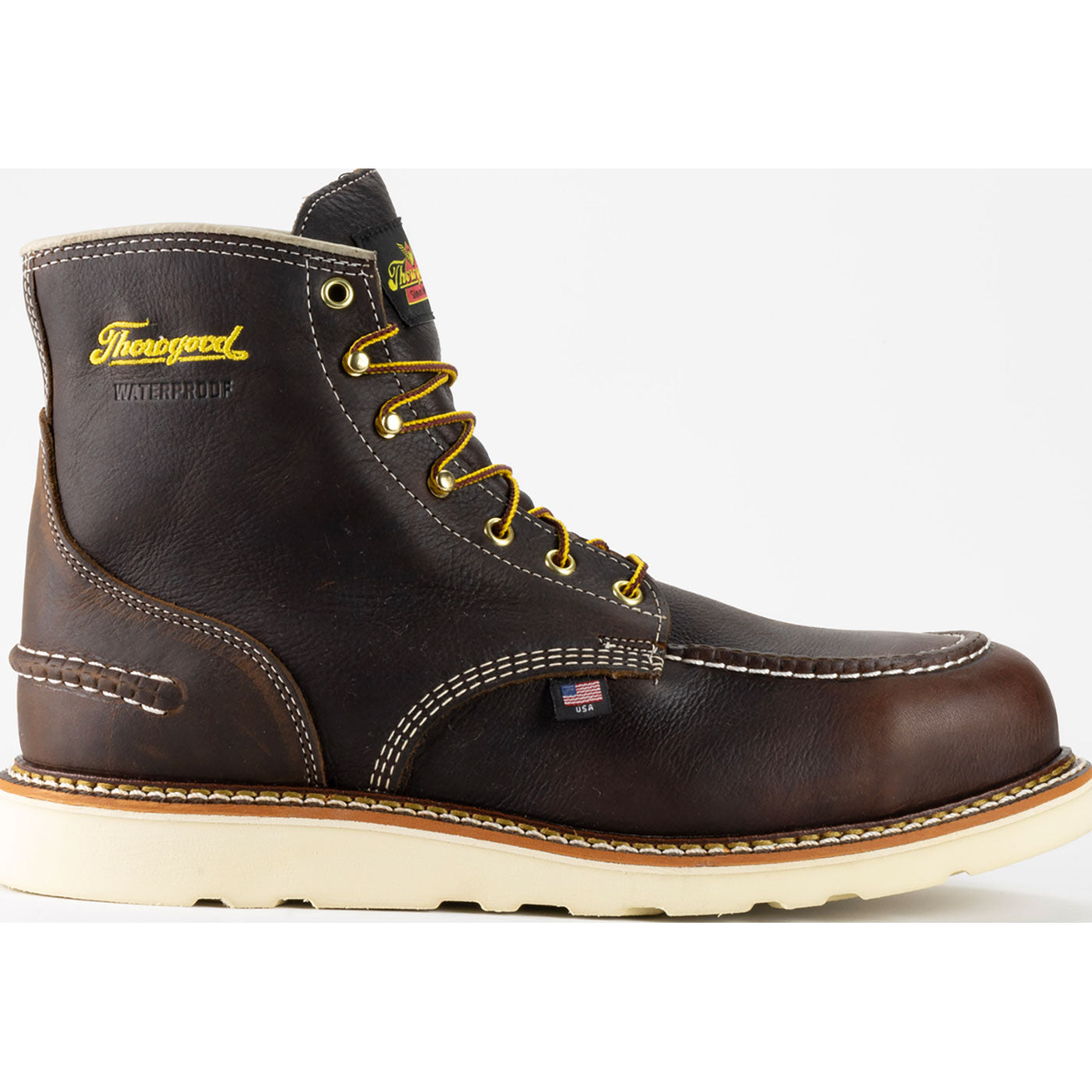 Thorogood 1957 Series Wedge Men's Steel Toe Electrical Hazard Waterproof Work Boots - profile