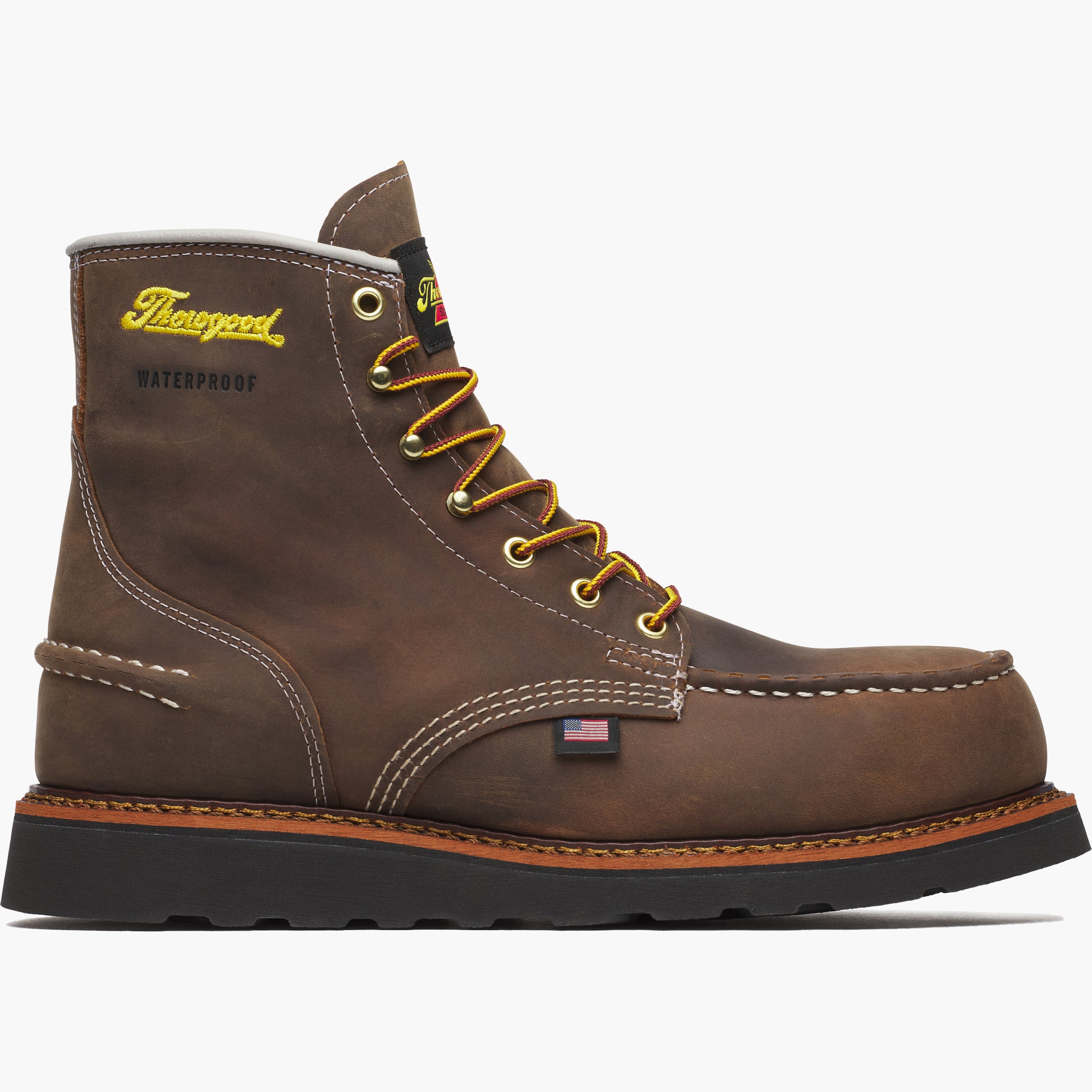 Thorogood 1957 Series Moc Men's 6-inch Steel Toe Electrical Hazard Waterproof Wedge Work Boot