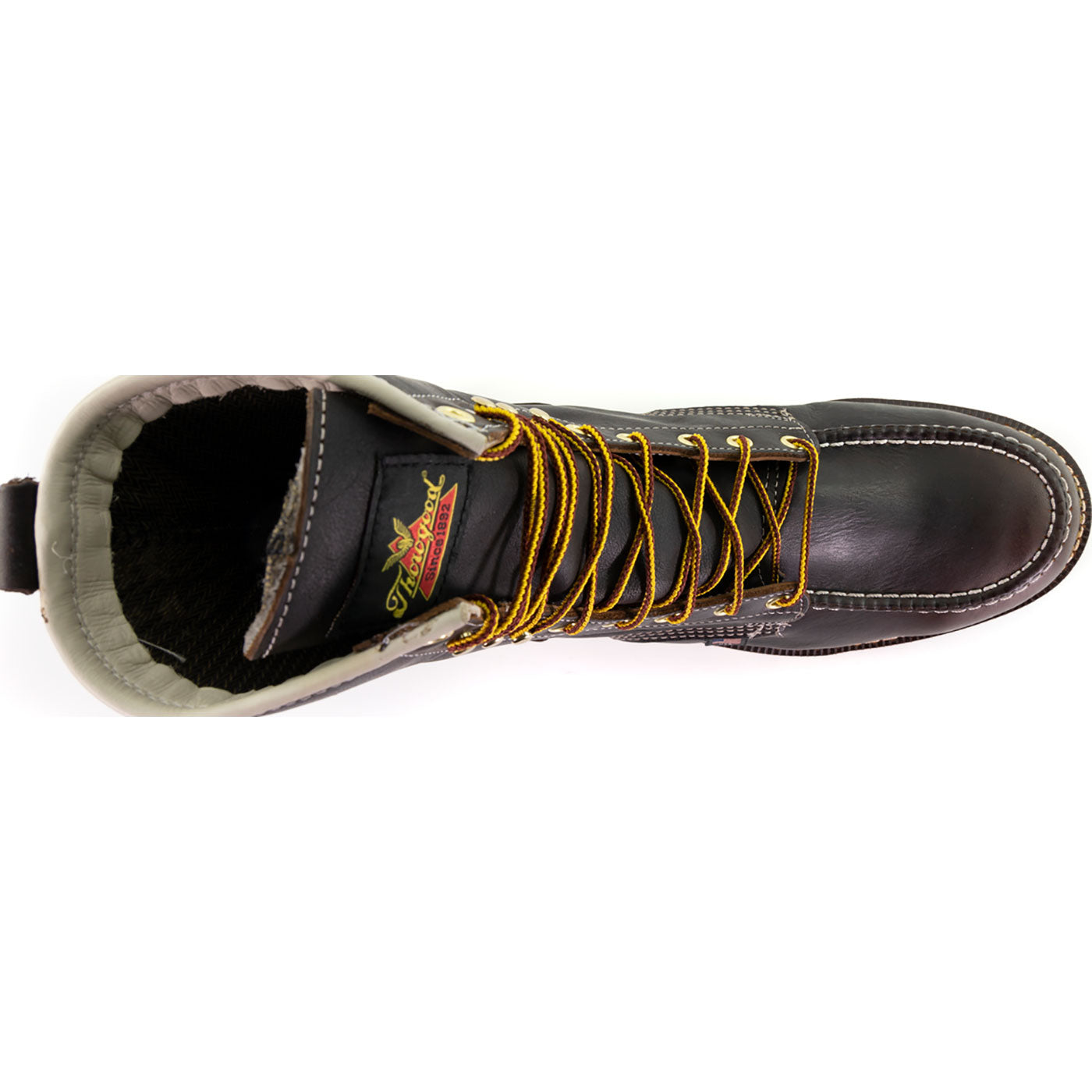 Thorogood 1957 Series Wedge Men's 8-inch Steel Toe Electrical Hazard Waterproof Work Boots - birdseye