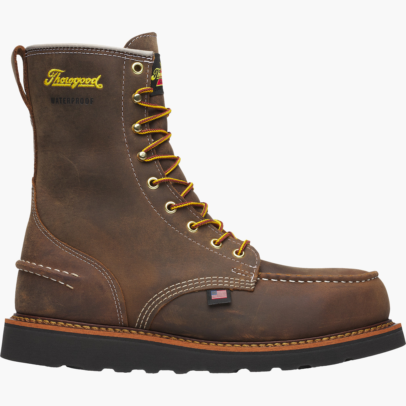 Thorogood 1957 Series Moc Men's 8-inch Steel Toe Electrical Hazard Waterproof Wedge Work Boot
