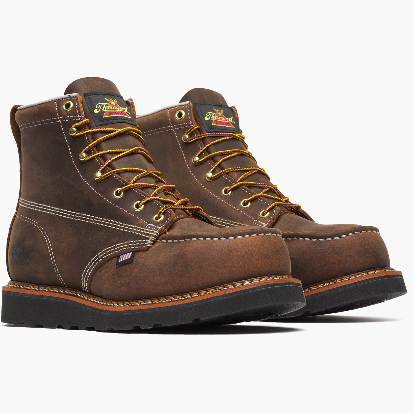 Thorogood American Heritage Moc Men's 6-inch Steel Toe Electrical Hazard Wedge Work Boot
