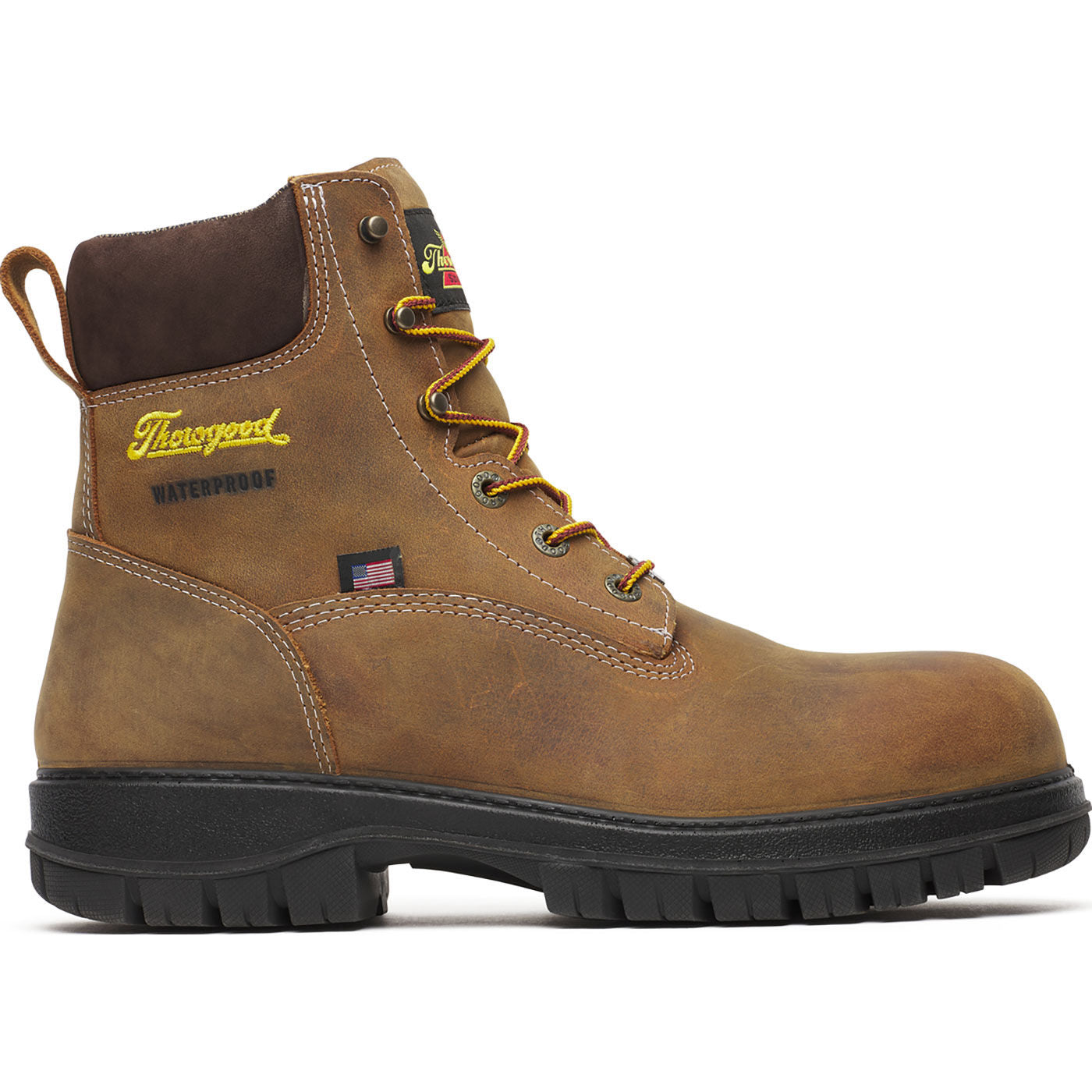 Thorogood Genesis Men's 6-inch Nano Toe Electrical Hazard Waterproof Work Boot - profile