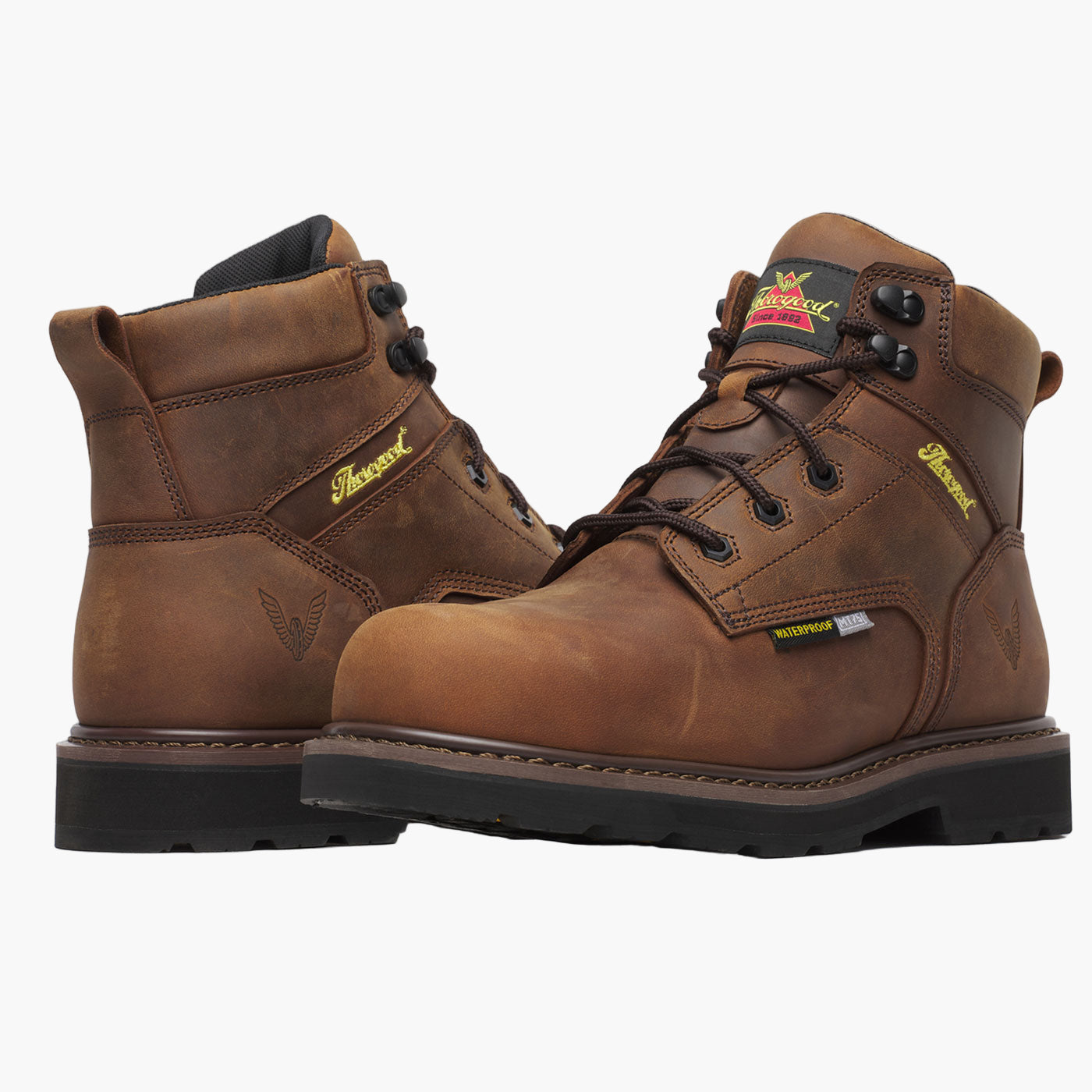 Thorogood Jobsite Men's 6-inch Internal Metatarsal Composite Toe Waterproof Work Boot