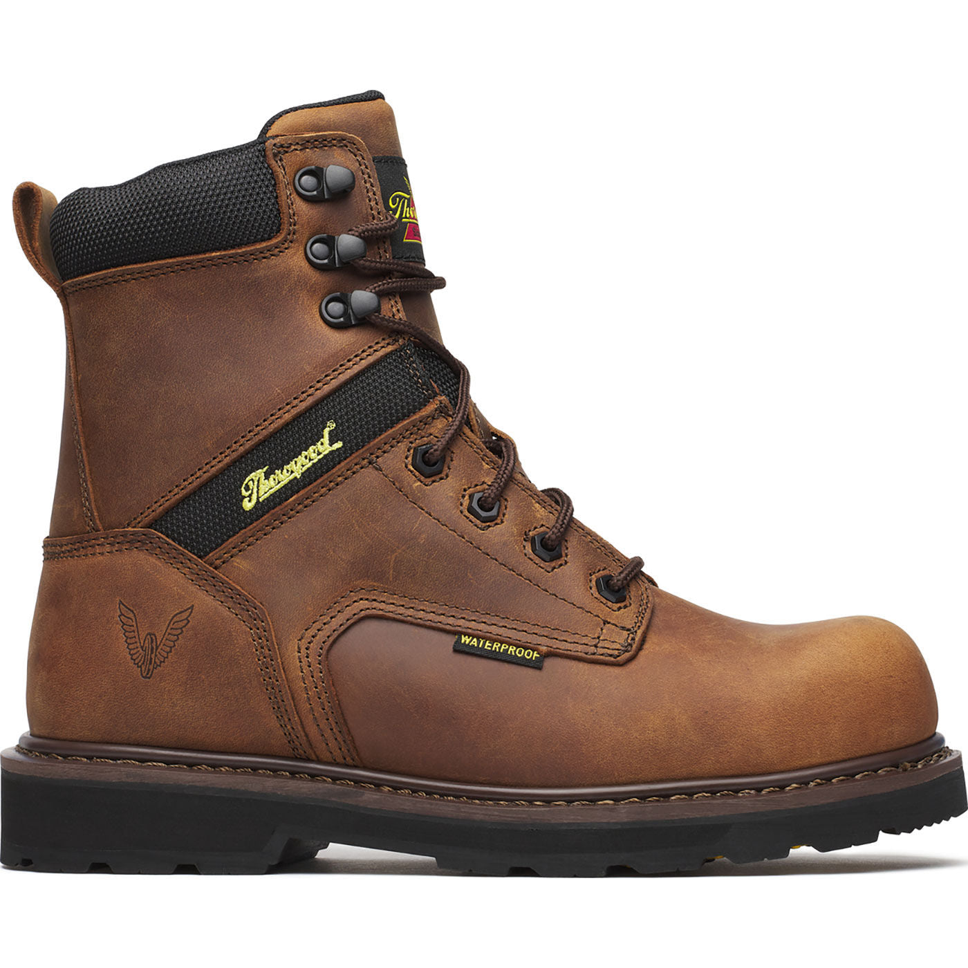 Thorogood Jobsite Men's 8-inch Composite Toe Electrical Hazard Waterproof Work Boot - profile