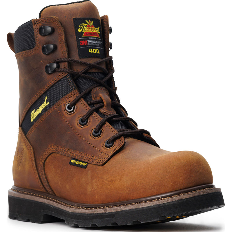 Thorogood Jobsite Men's 8-inch Composite Toe 400G Insulated Waterproof Work Boot - main