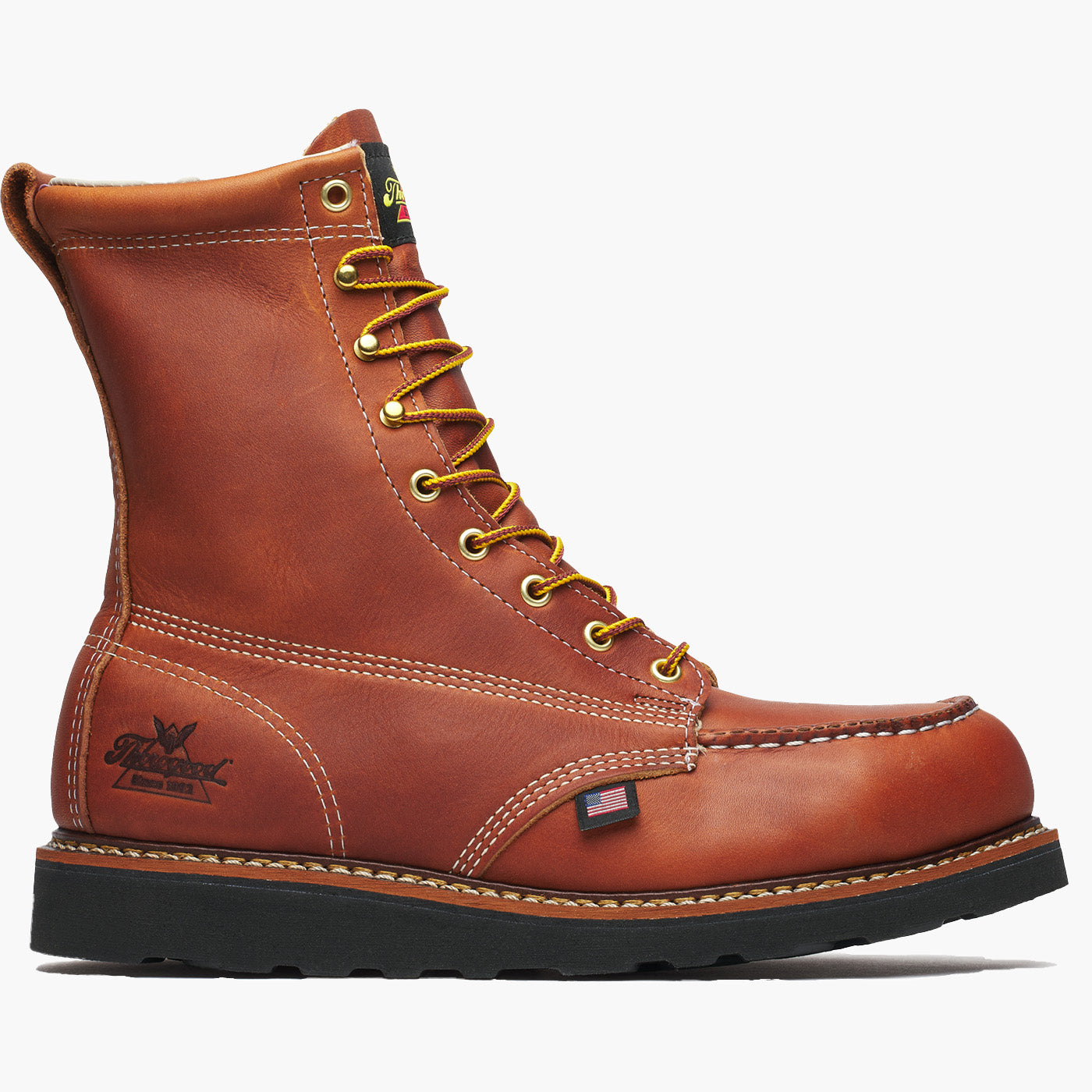 Thorogood American Heritage Moc Men's 8-inch Steel Toe Electrical Hazard Wedge Work Boot