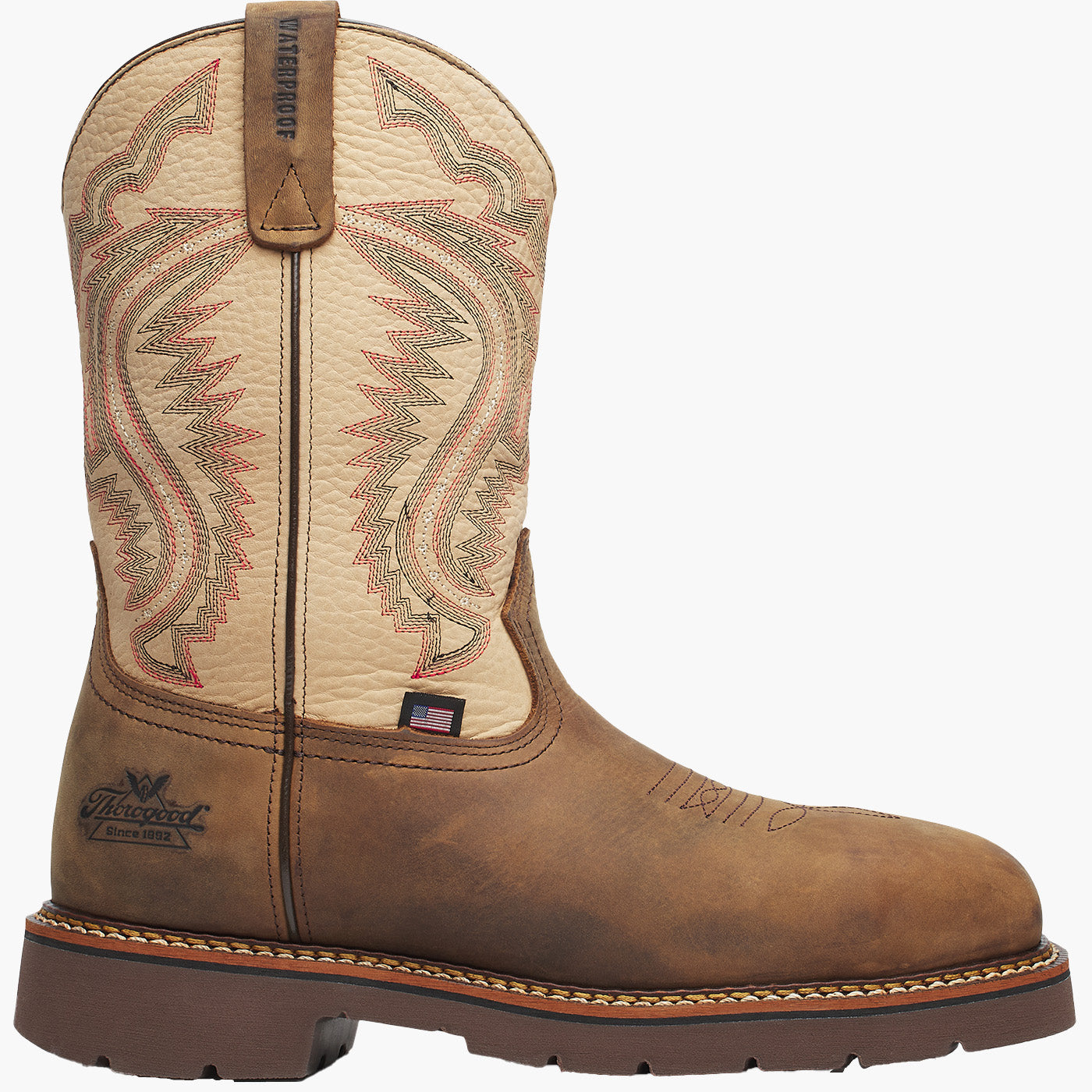 Thorogood 11-inch Men's Composite Toe Electrical Hazard Waterproof Western Work Boot