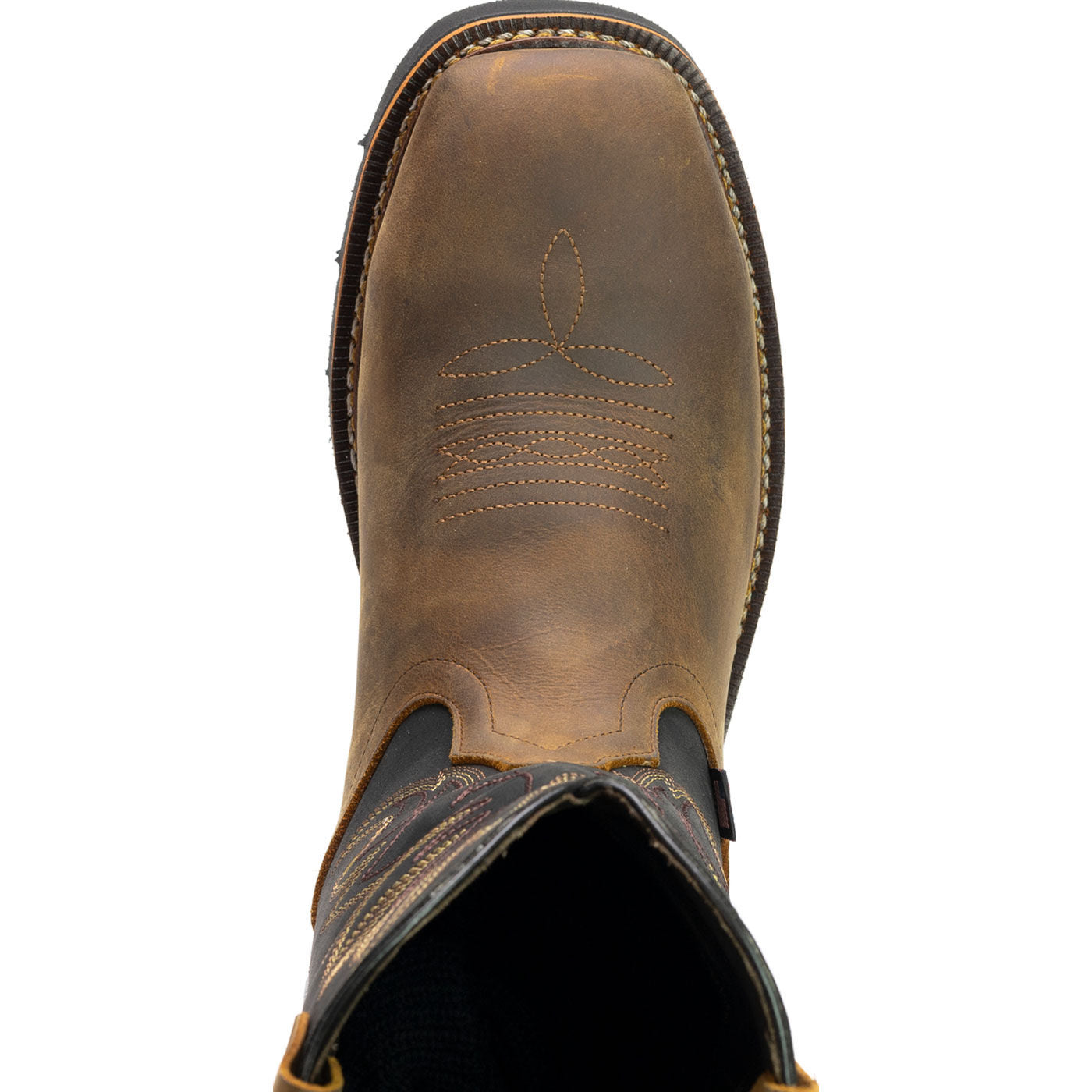 Thorogood 11-inch Men's Steel Toe Electrical Hazard Waterproof Western Work Boot - birdseye