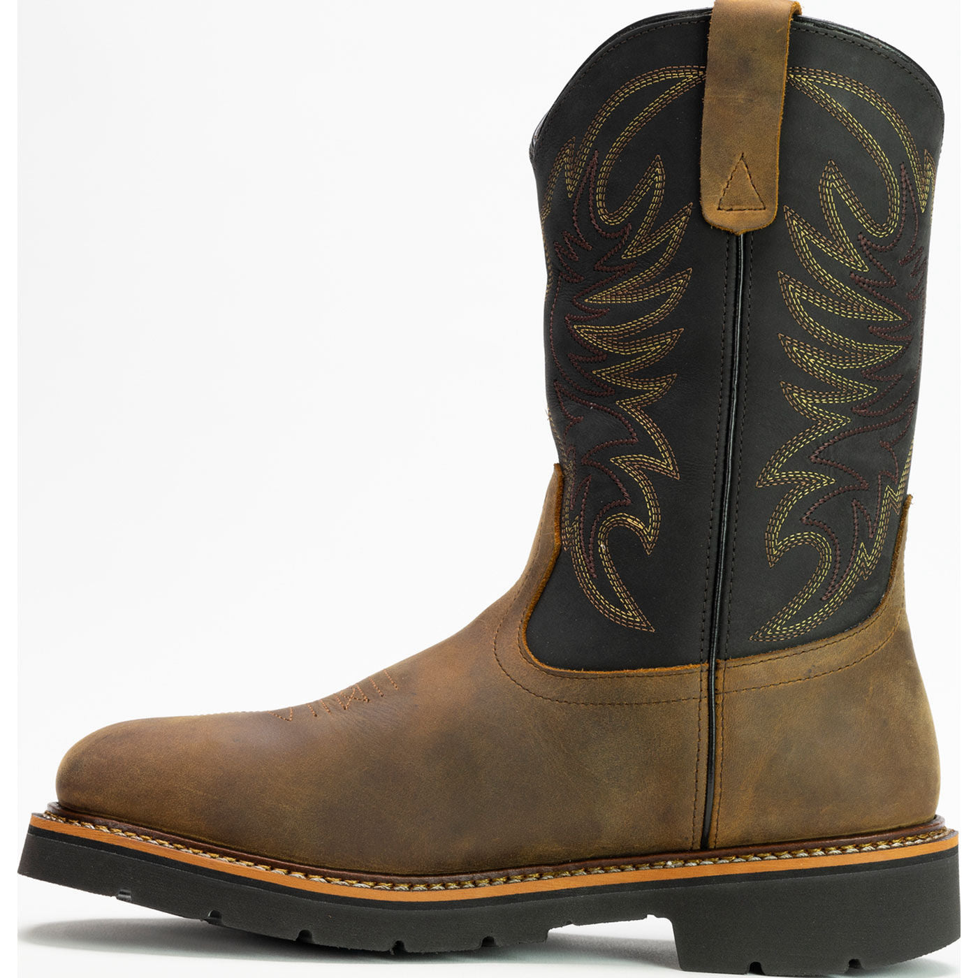 Thorogood 11-inch Men's Steel Toe Electrical Hazard Waterproof Western Work Boot - profile