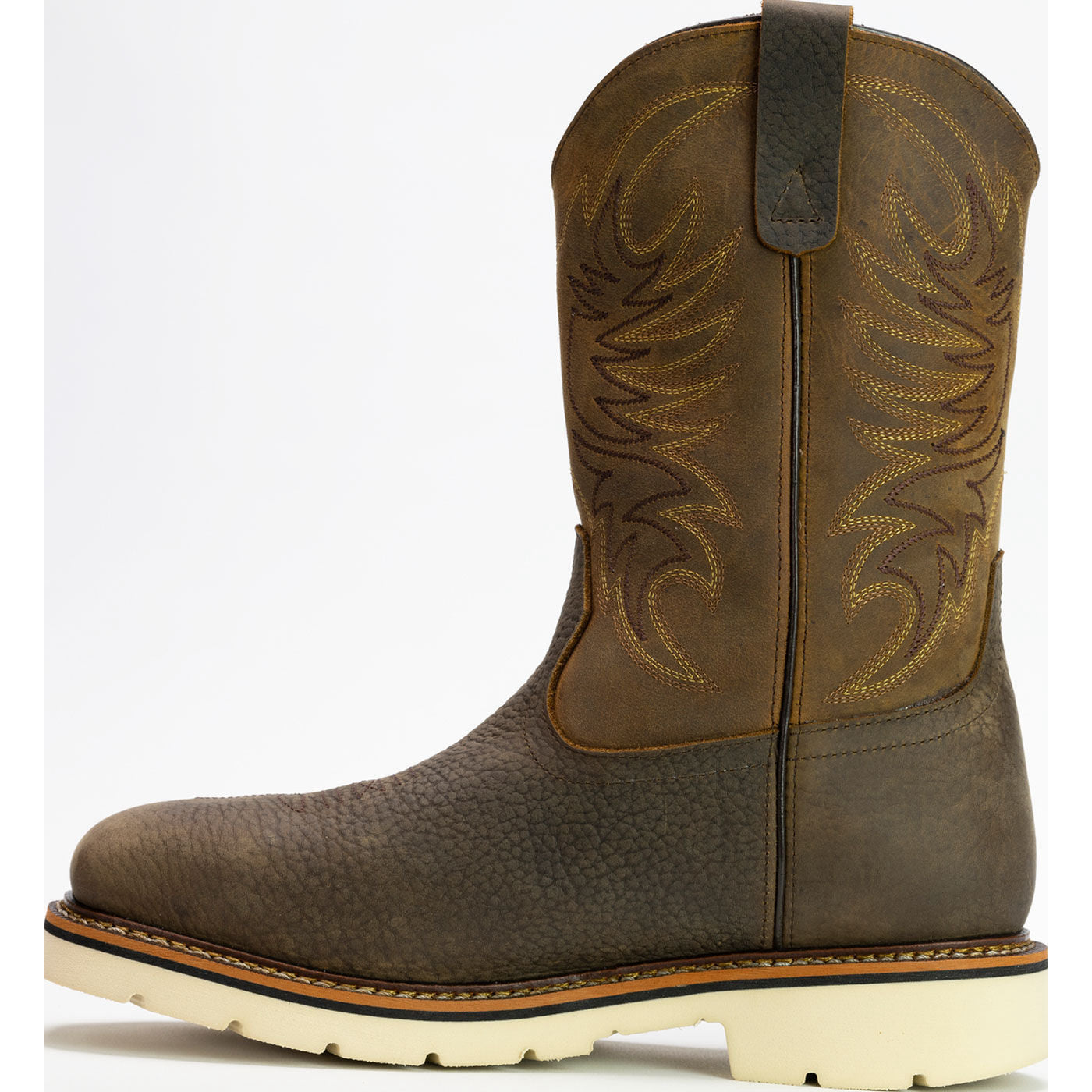 Thorogood 11-inch Men's Steel Toe Electrical Hazard Waterproof Western Work Boot - profile