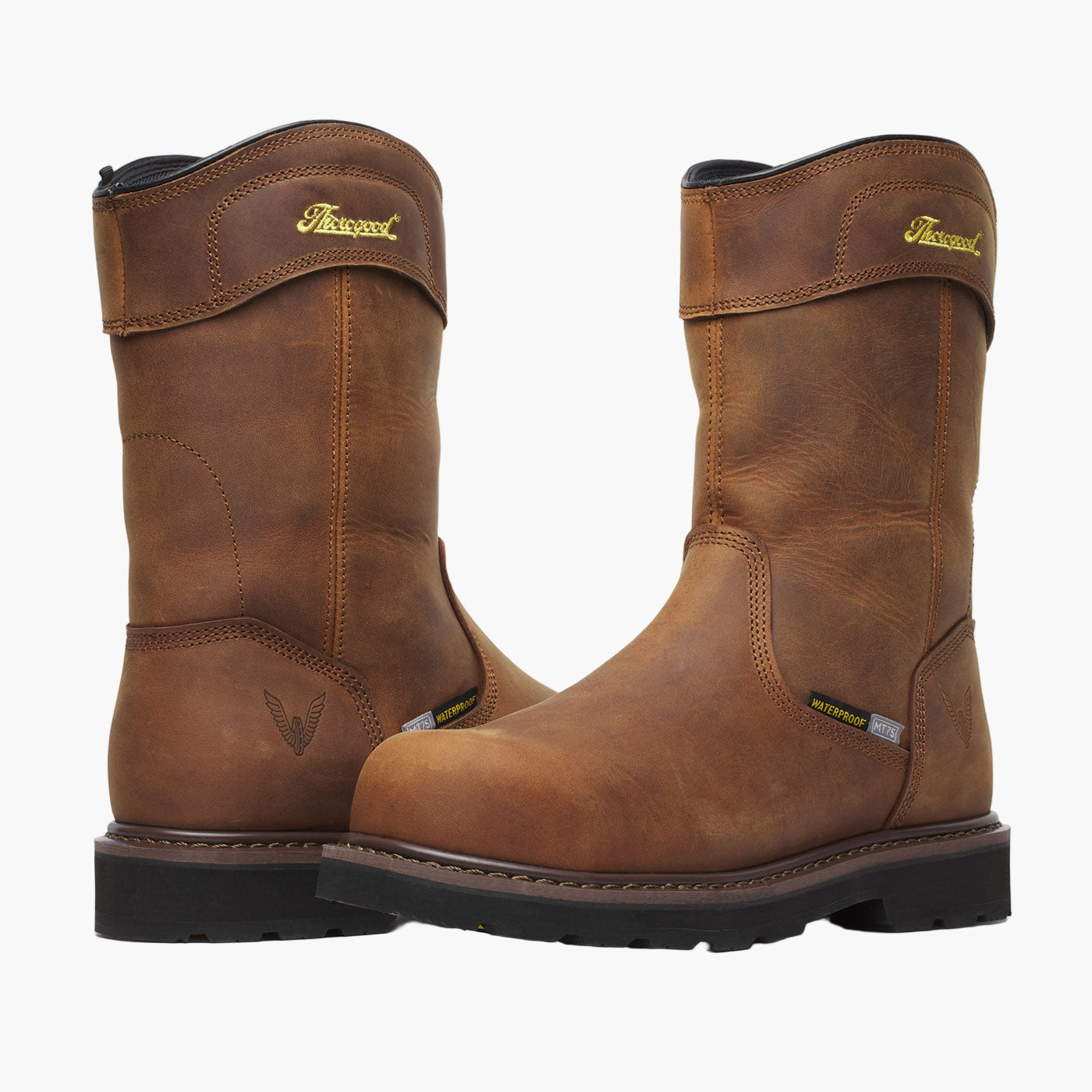 Thorogood Jobsite Men's 11-inch Internal Metatarsal Composite Toe Waterproof Pull-On Work Boot