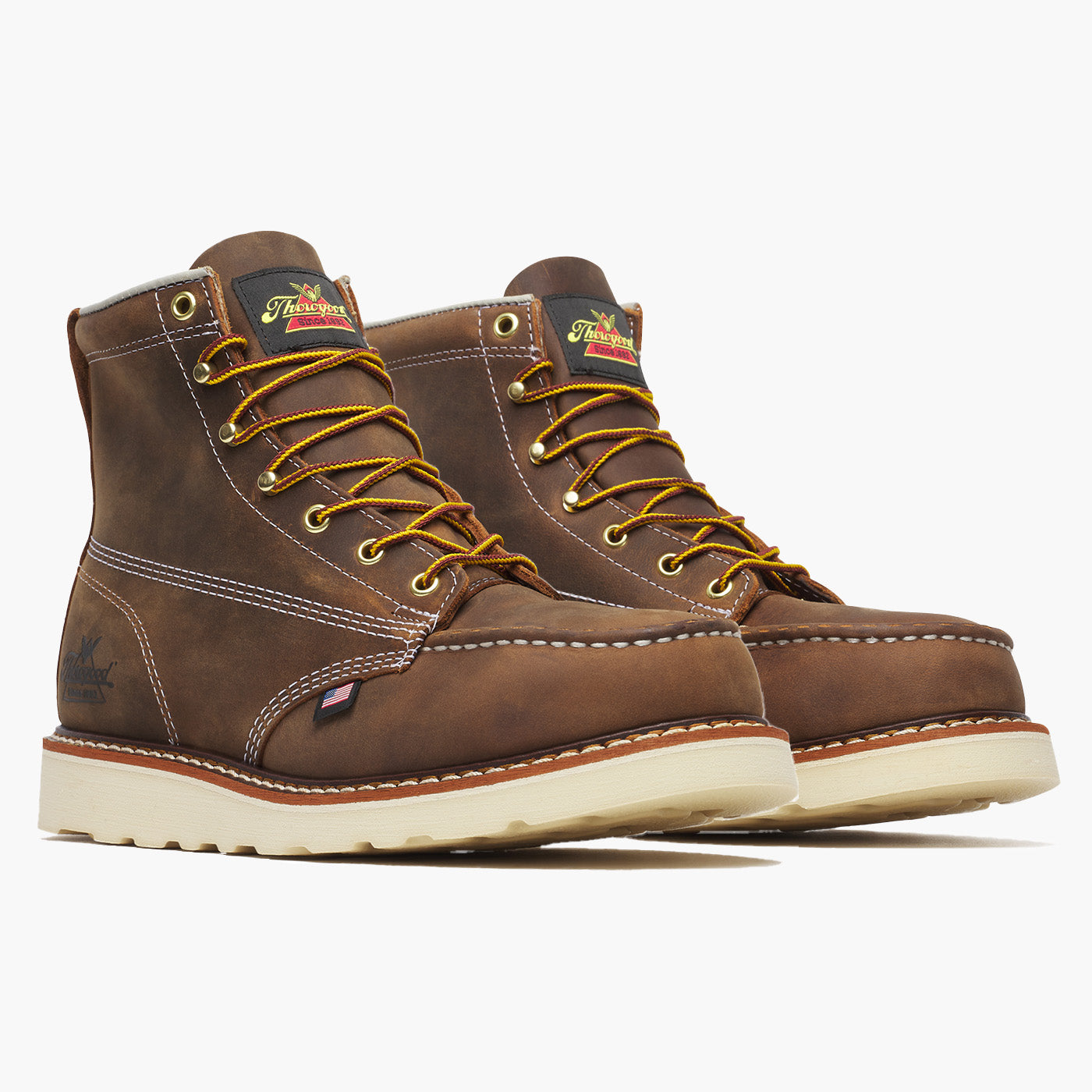 Thorogood American Heritage Moc Men's 6-inch Steel Toe Electrical Hazard Wedge Work Boot