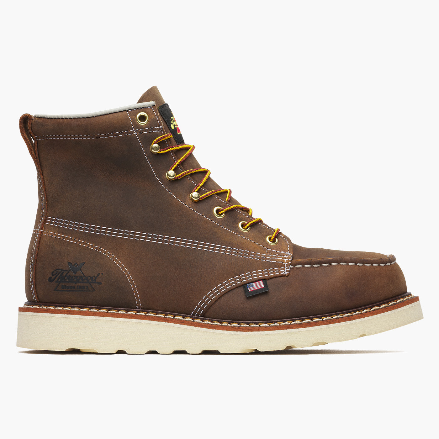 Thorogood American Heritage Moc Men's 6-inch Steel Toe Electrical Hazard Wedge Work Boot