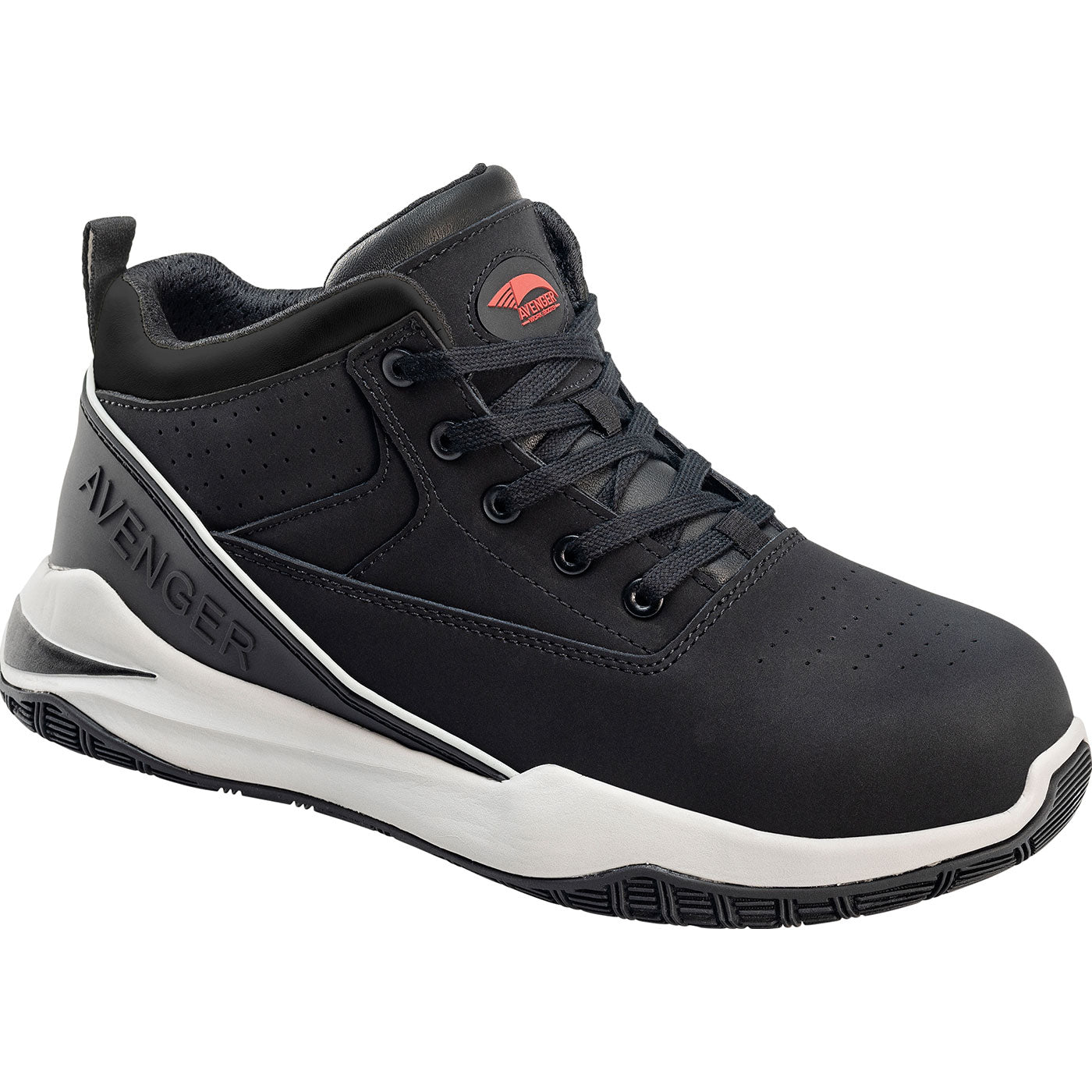 Avenger Reaction Mid Men's Aluminum Toe Electrical Hazard Work Athletic Shoe - profile