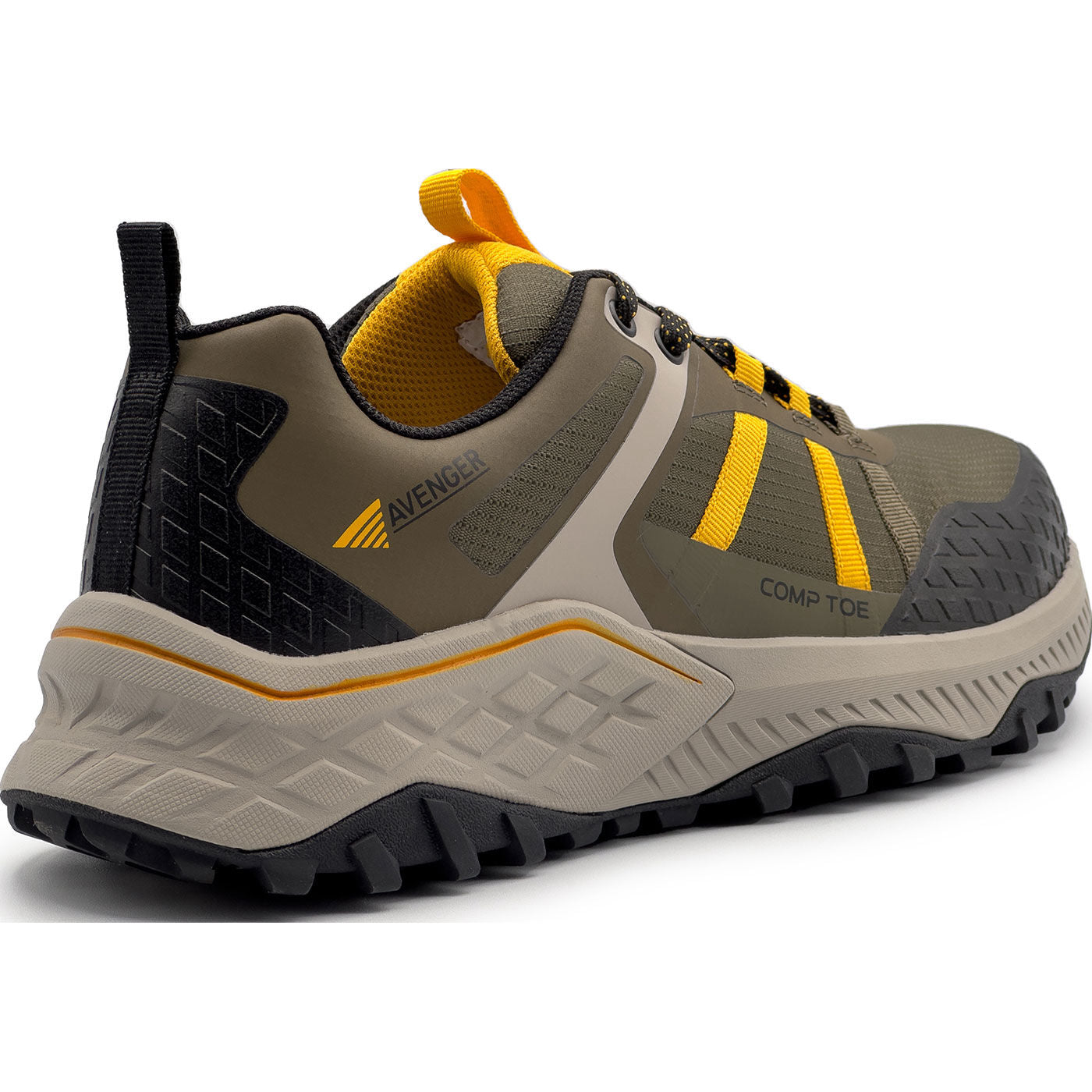 Avenger Aero Trail Men's Composite Toe Electrical Hazard Athletic Work Shoe - back