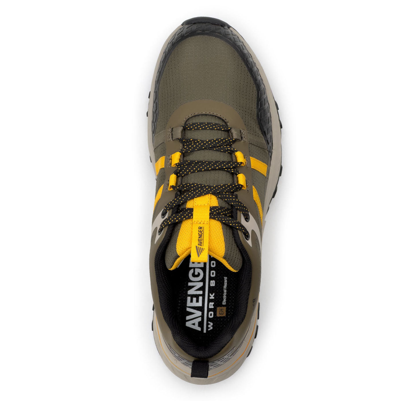 Avenger Aero Trail Men's Composite Toe Electrical Hazard Athletic Work Shoe - birdseye