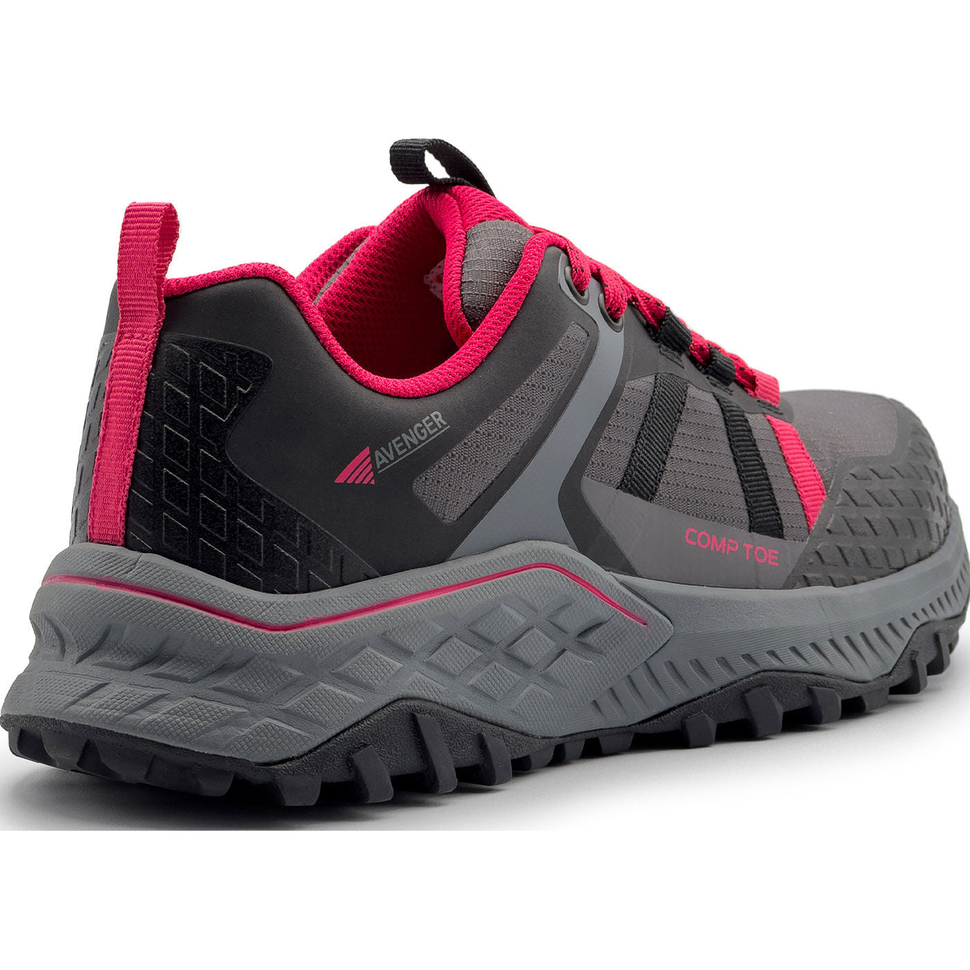 Avenger Aero Trail Women's Composite Toe Electrical Hazard Athletic Work Shoe - back