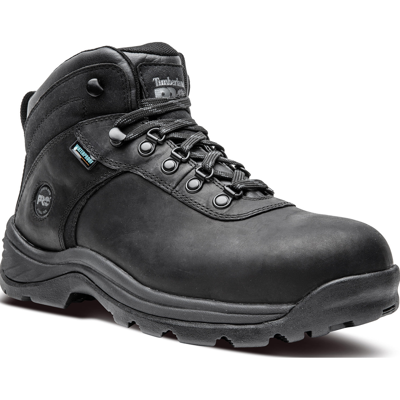 Timberland PRO Flume Mid Men's Steel Toe Electrical Hazard Waterproof Work Hiker - profile